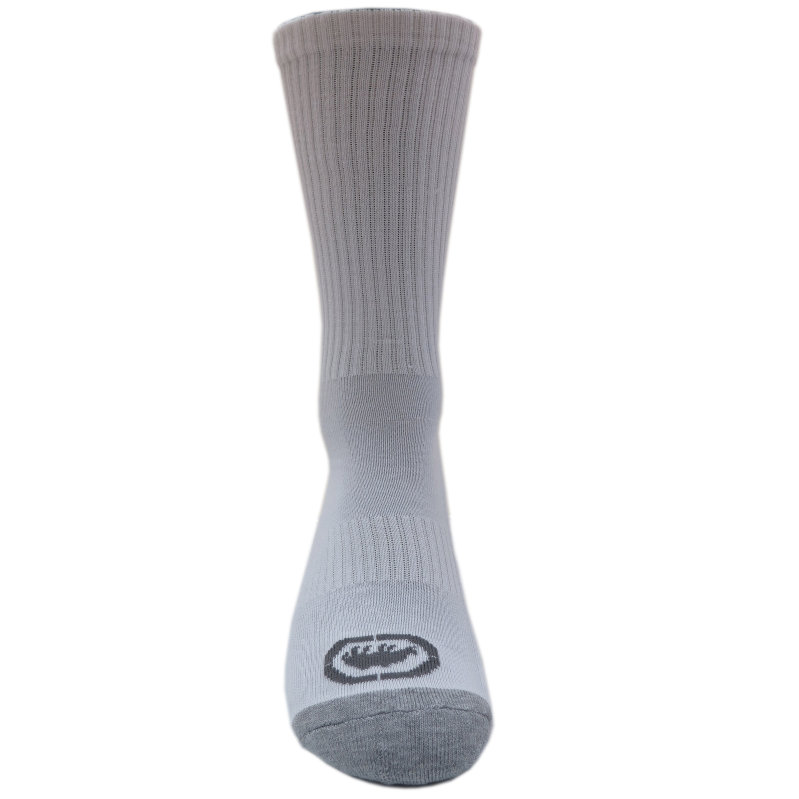 Ecko Unltd. Men’s Half Crew Cushion Athletic Socks White-Black-Gray 6-Packs New