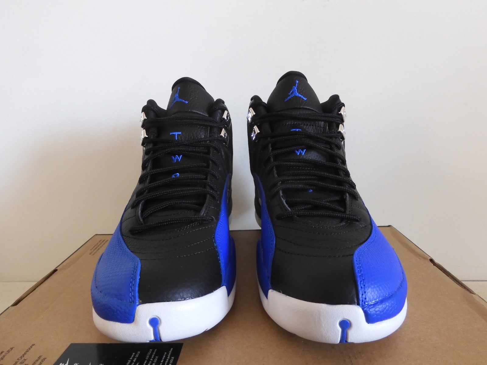Nike Air Jordan 12 Retro Black-Hyper Royal Blue Womens [AO6068-004]
