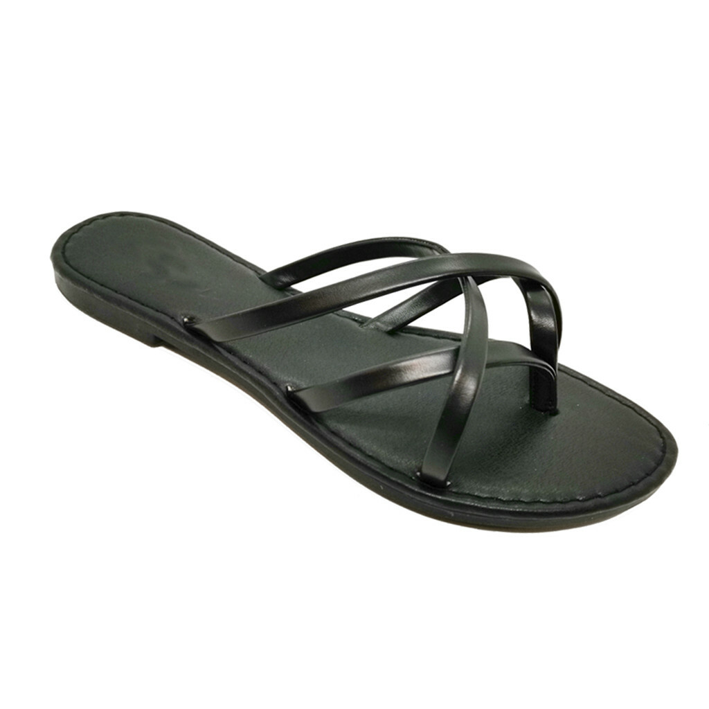 New Women Gladiator Sandals Shoes Thong Flops Flip Flat Size Slipper Shoes