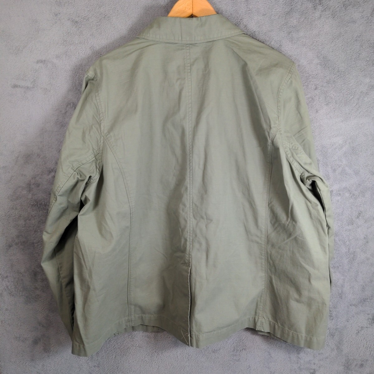 NWT Talbots Utility Safari Jacket Womens 2XP Green Button Front Pockets Military