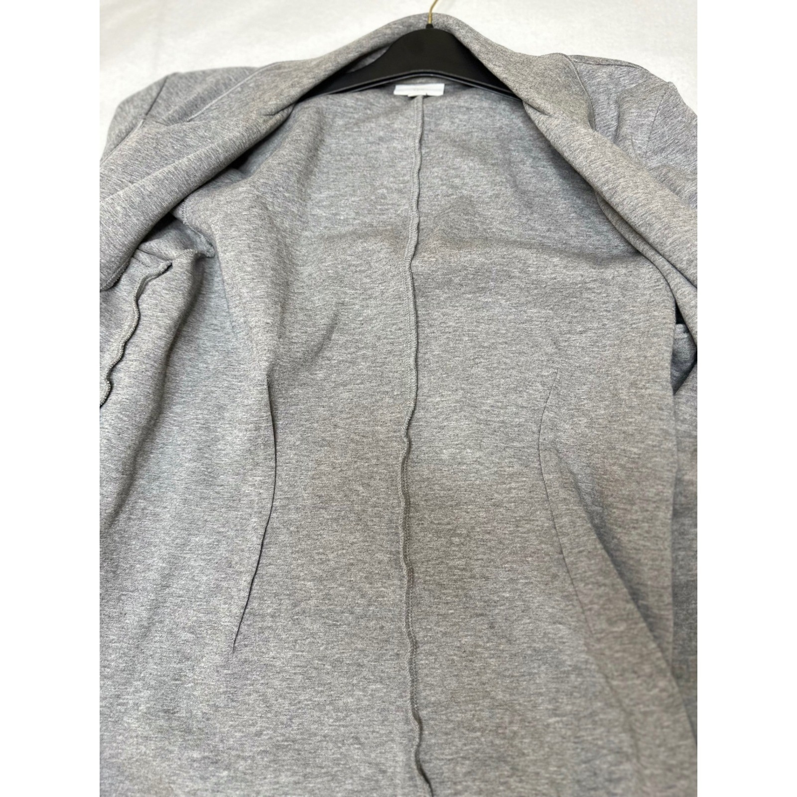 J.Jill Gray Blazer Women’s Large Cotton Spandex Casual Workwear Jacket Pocket