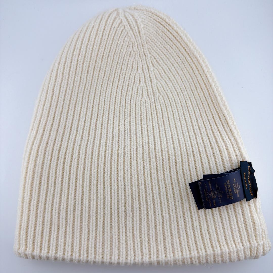Louis Vuitton Beanie M77873 Knit Hat Women’s Headline Black