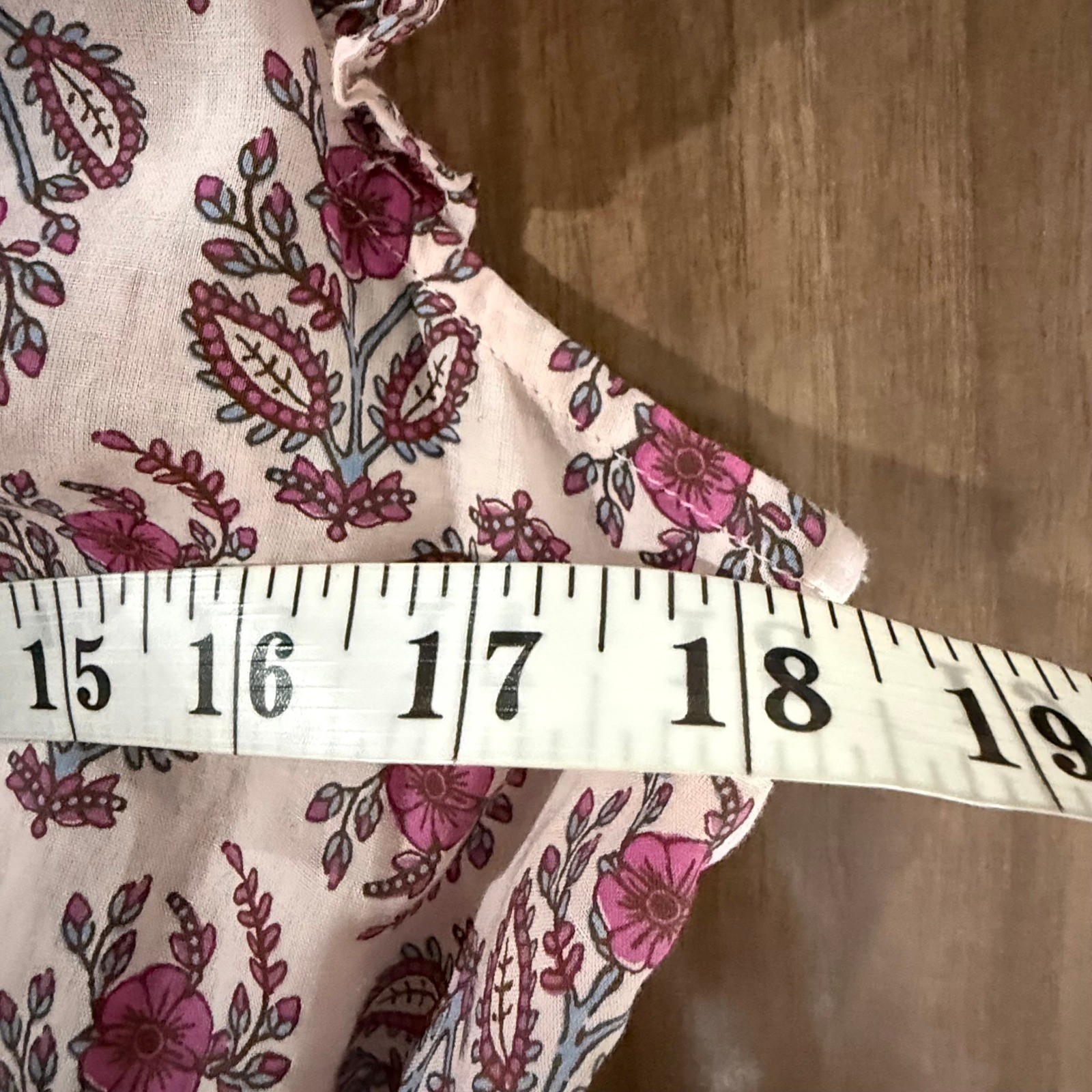 J.Crew Midi Dress Womens 8 Pink Excellent Floral Block Print Ruffle BY539 SP24