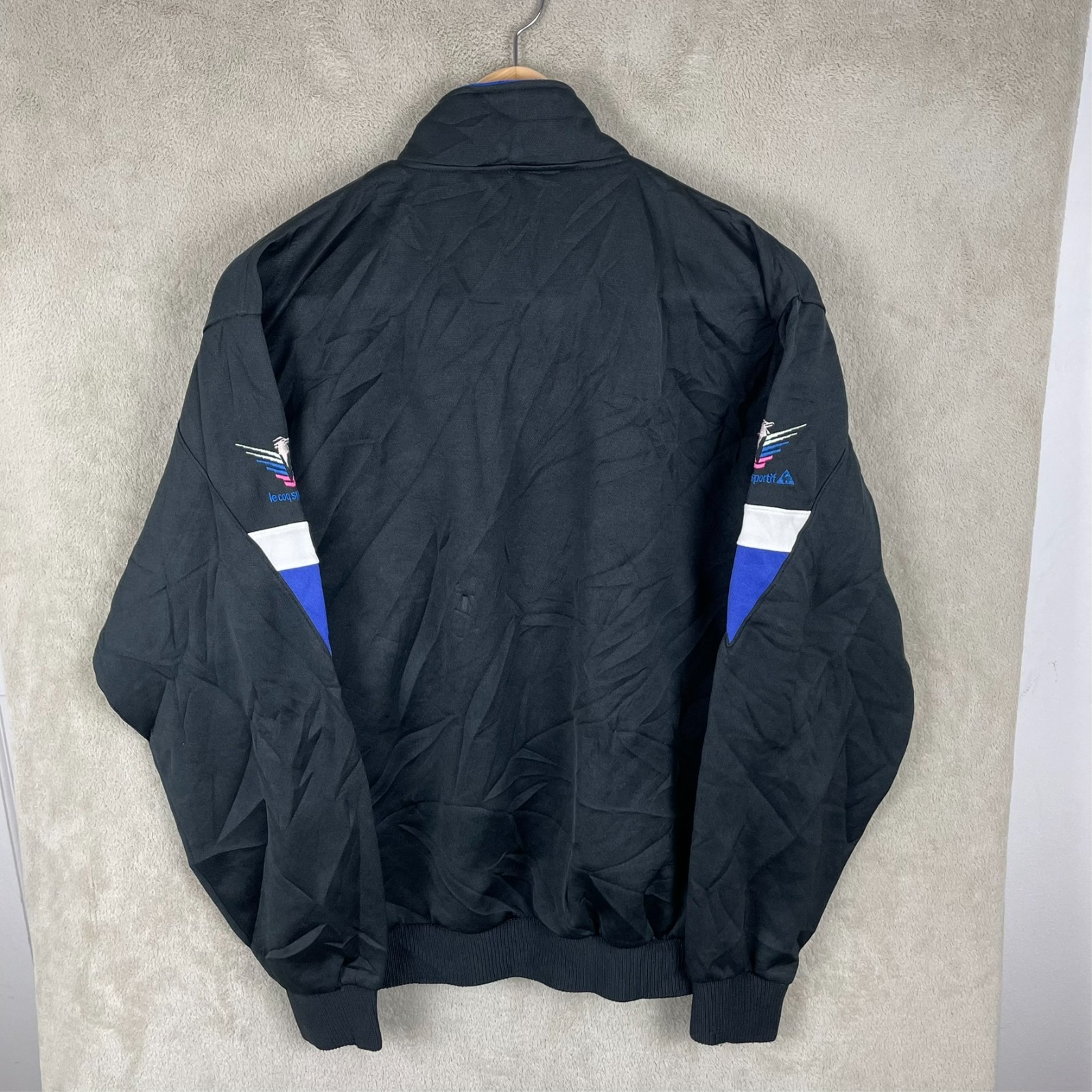 Men’s Vintage 90’s Le Coq Sportif Track Jacket Size M Medium Softshell Retro