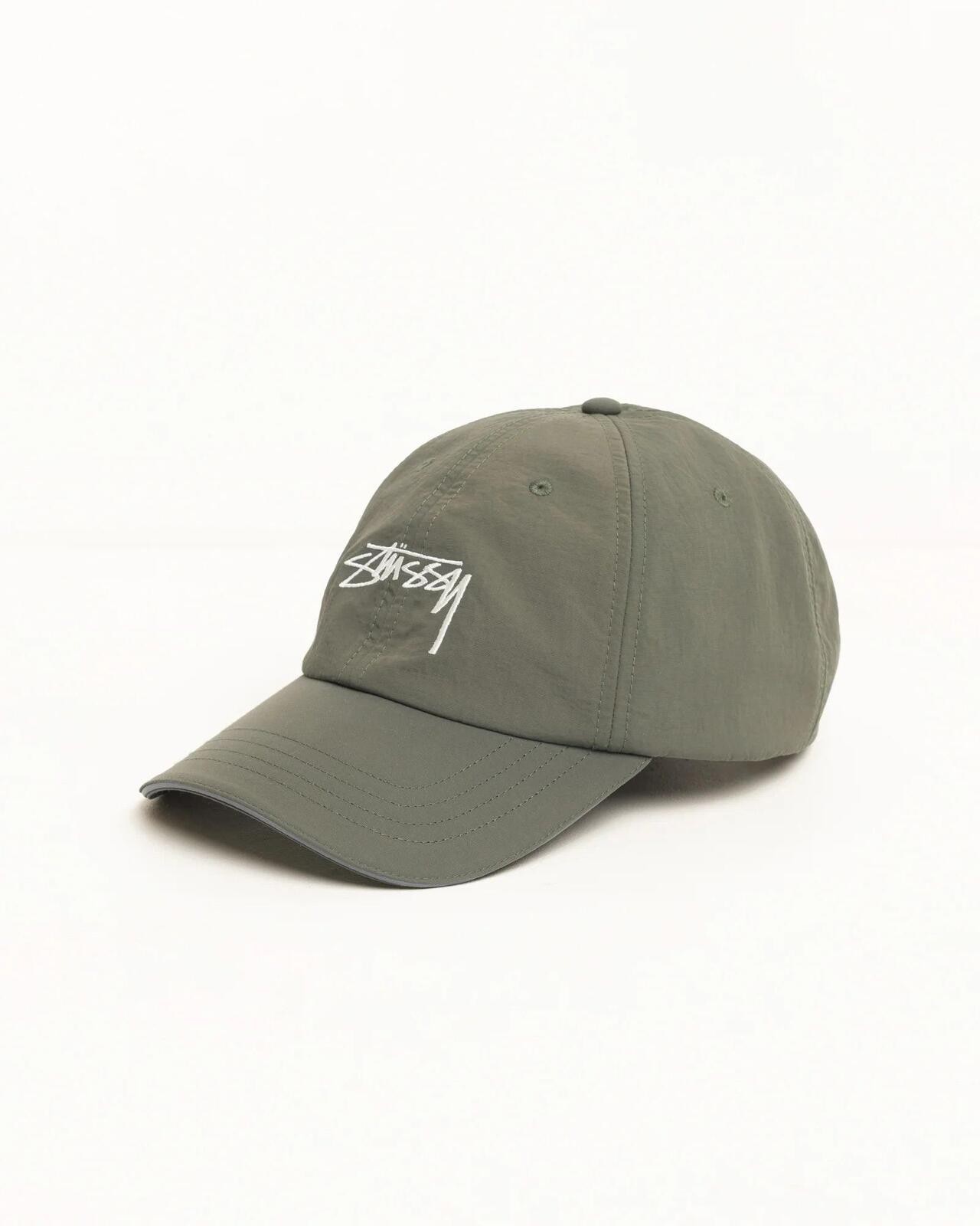 Stussy Smooth Stock Nylon Sport Cap Green