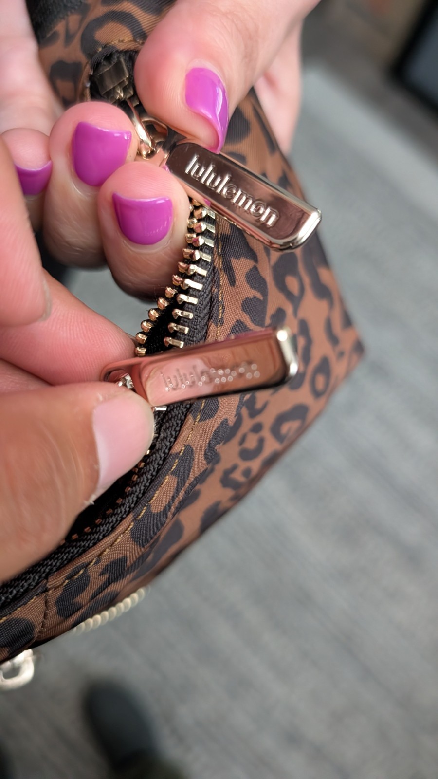NWT Lululemon Leopard Brown Large Slouchy Sling Bag Limited Edition Crossbody