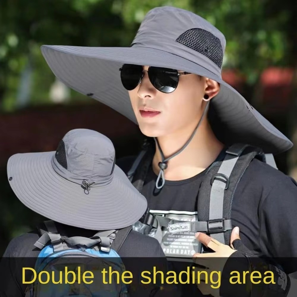 UV Protective Sun Hat- Breathable Wide Brim for Men/Women,Summer Fishing&Camping