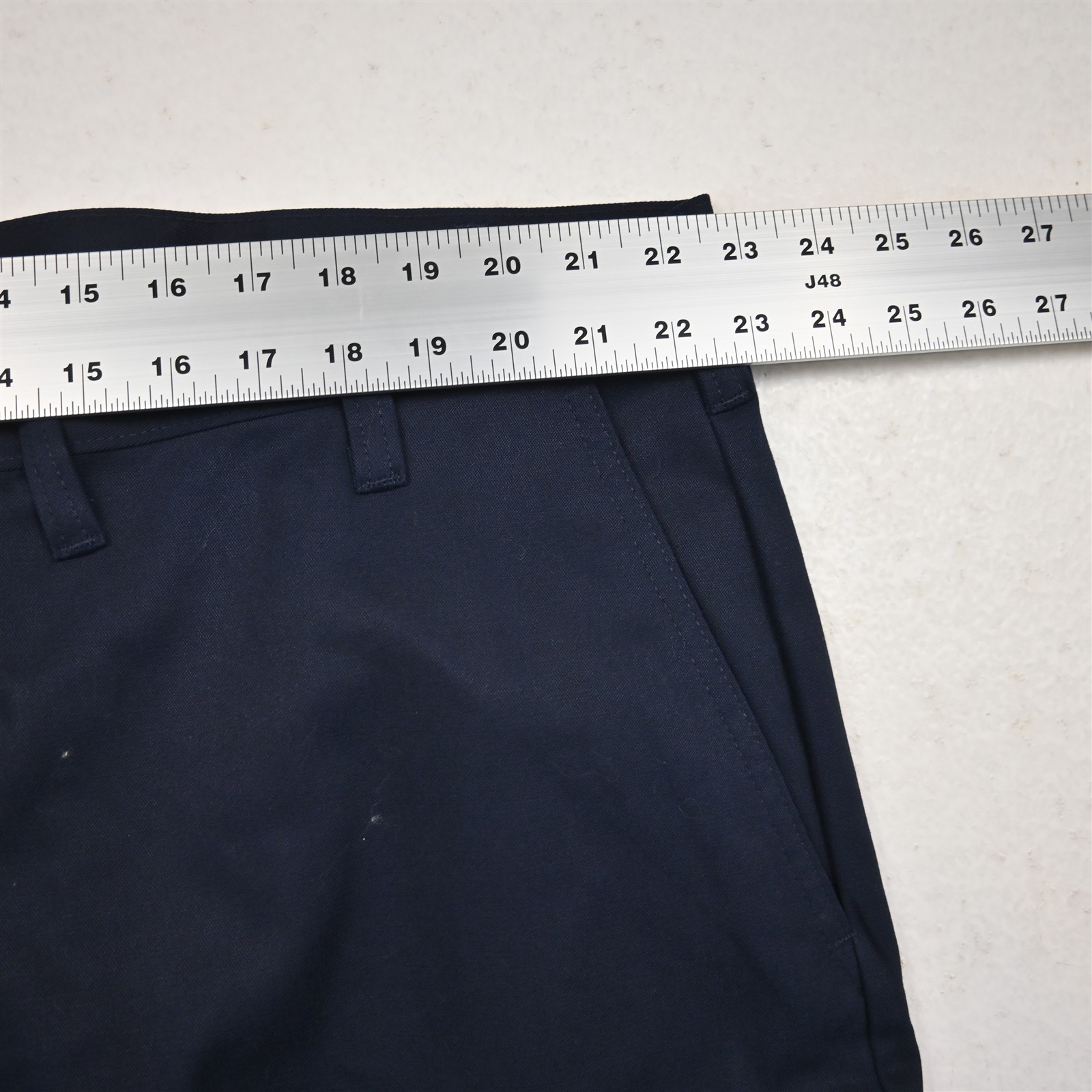 Cintas 46×30 Navy Blue Comfort Flex Poly Cotton Uniform Cargo Mens Pants