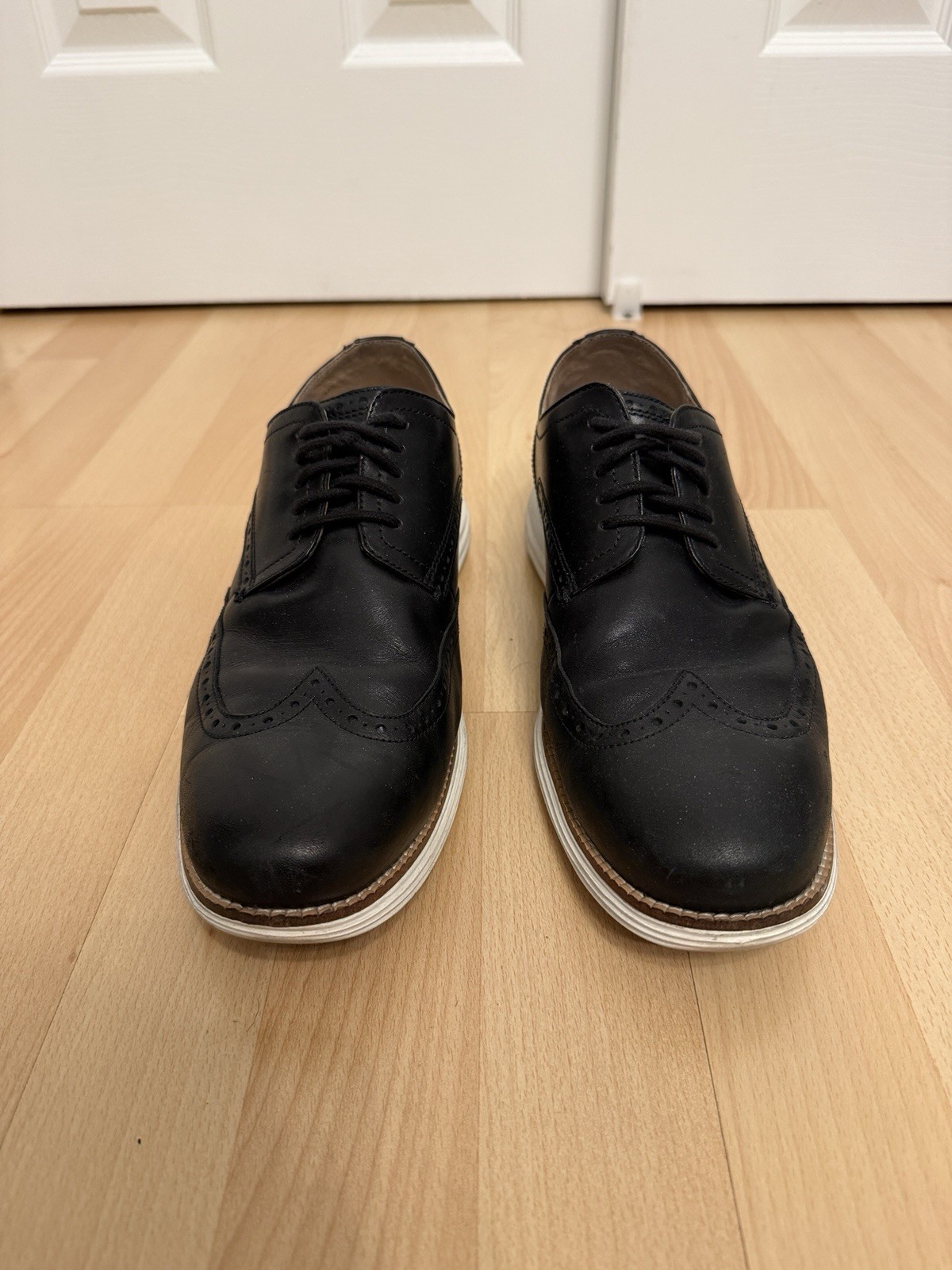 Cole Haan C26469 Men’s Black Leather Brogue Oxford Dress Shoes Lace-Up 11M