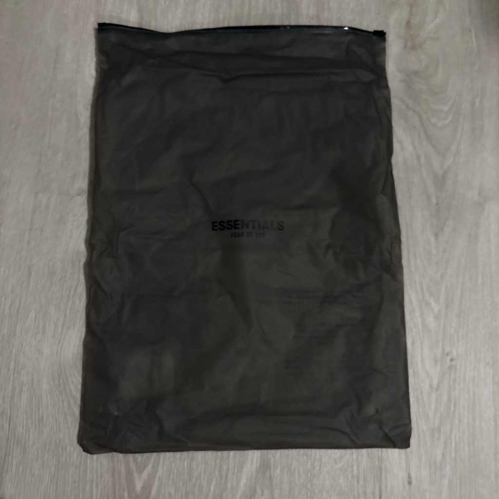 Essentials Men’s Black Fleece Sweat Shorts Logo Pockets Drawstring
