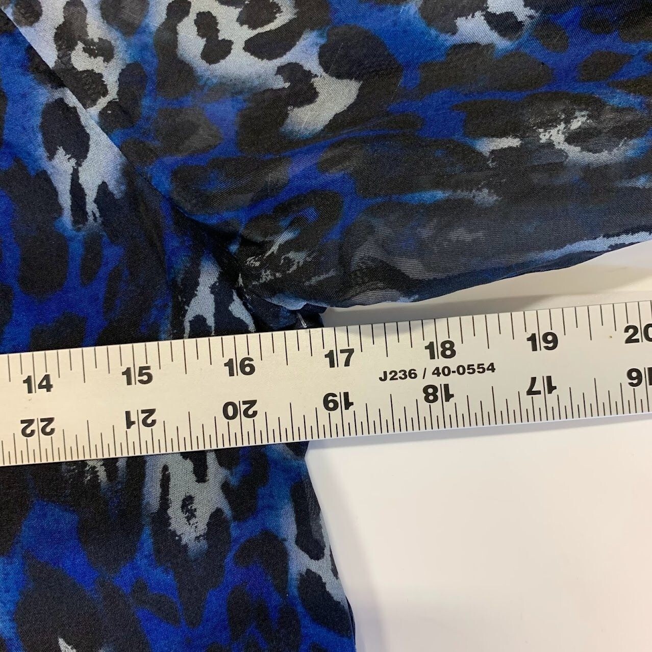 Ramy Brook Women’s Leopard 100% Silk Printed Bea Long Sleeve Top Size XXS