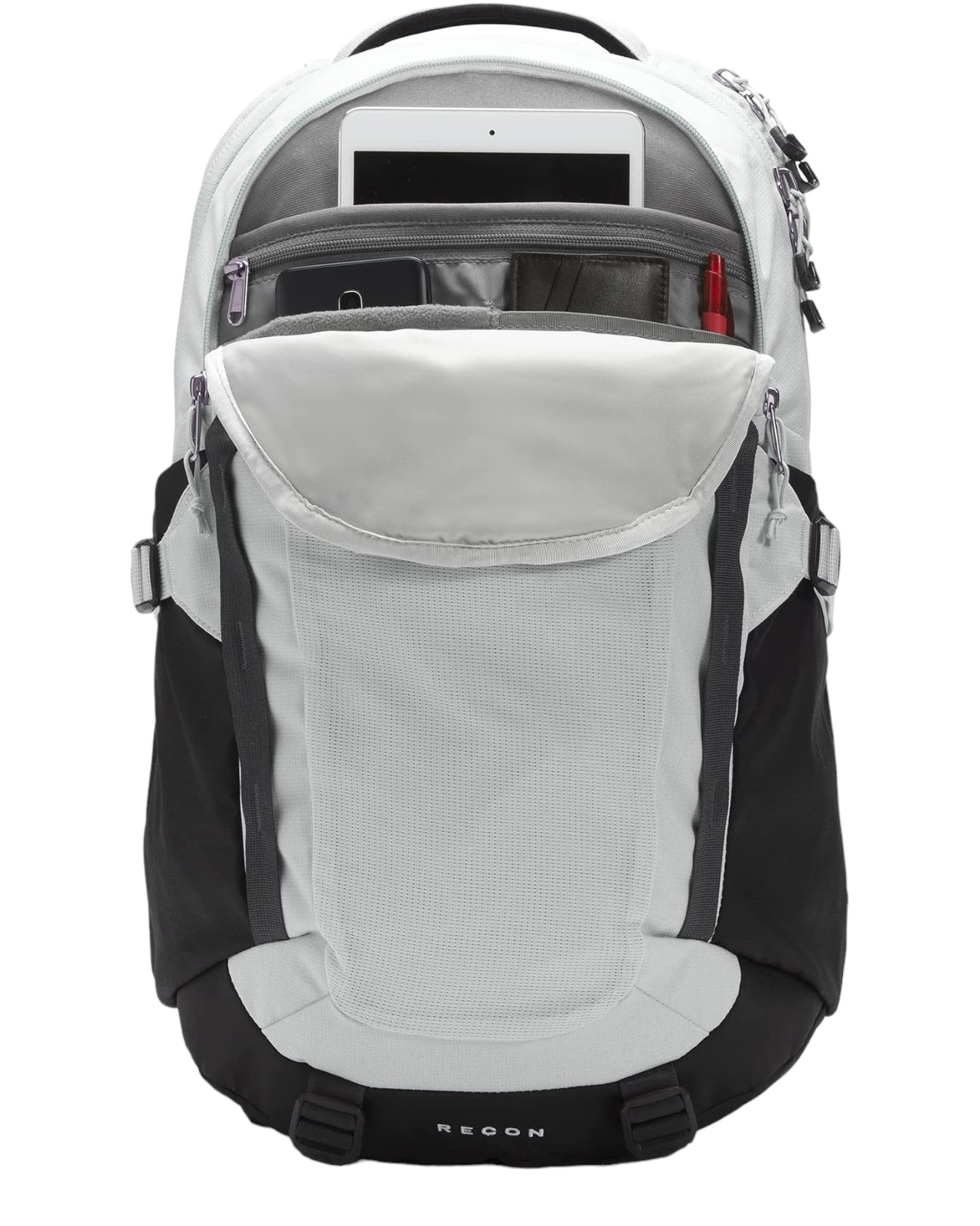 Men’s The North Face Grey Black Recon Flexvent 30L Backpack Laptop Bag New