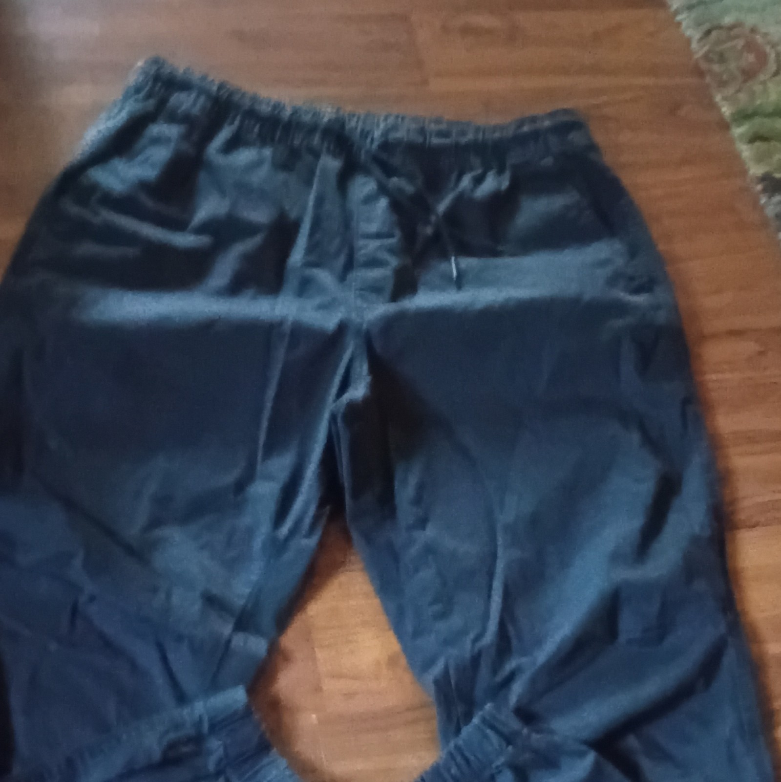 No Boundaries Men’s Black Jogger Pants M 32-34 Flat Front Straight Leg Pockets