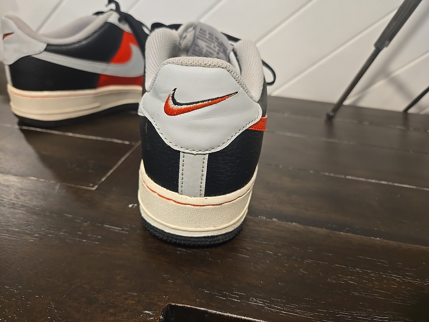 Nike Air Force 1 Low LV8 Black NBA 75th Trail Blazers Youth Size 7Y DJ9993-001