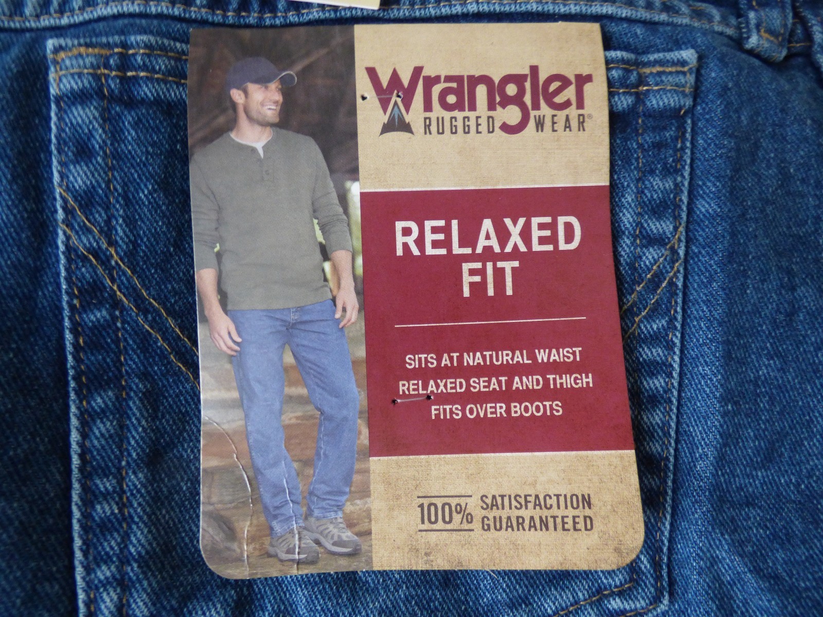 Wrangler Rugged Wear Relaxed Fit Jean Men’s SIZE BIG & TALL