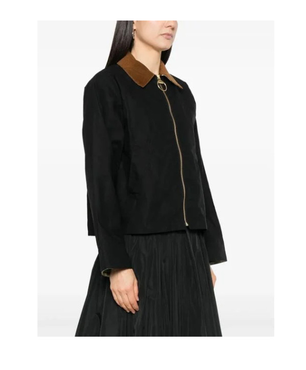 BARBOUR CATLIN SHOWERPROOF JACKET in Black MSRP$390 British Chic