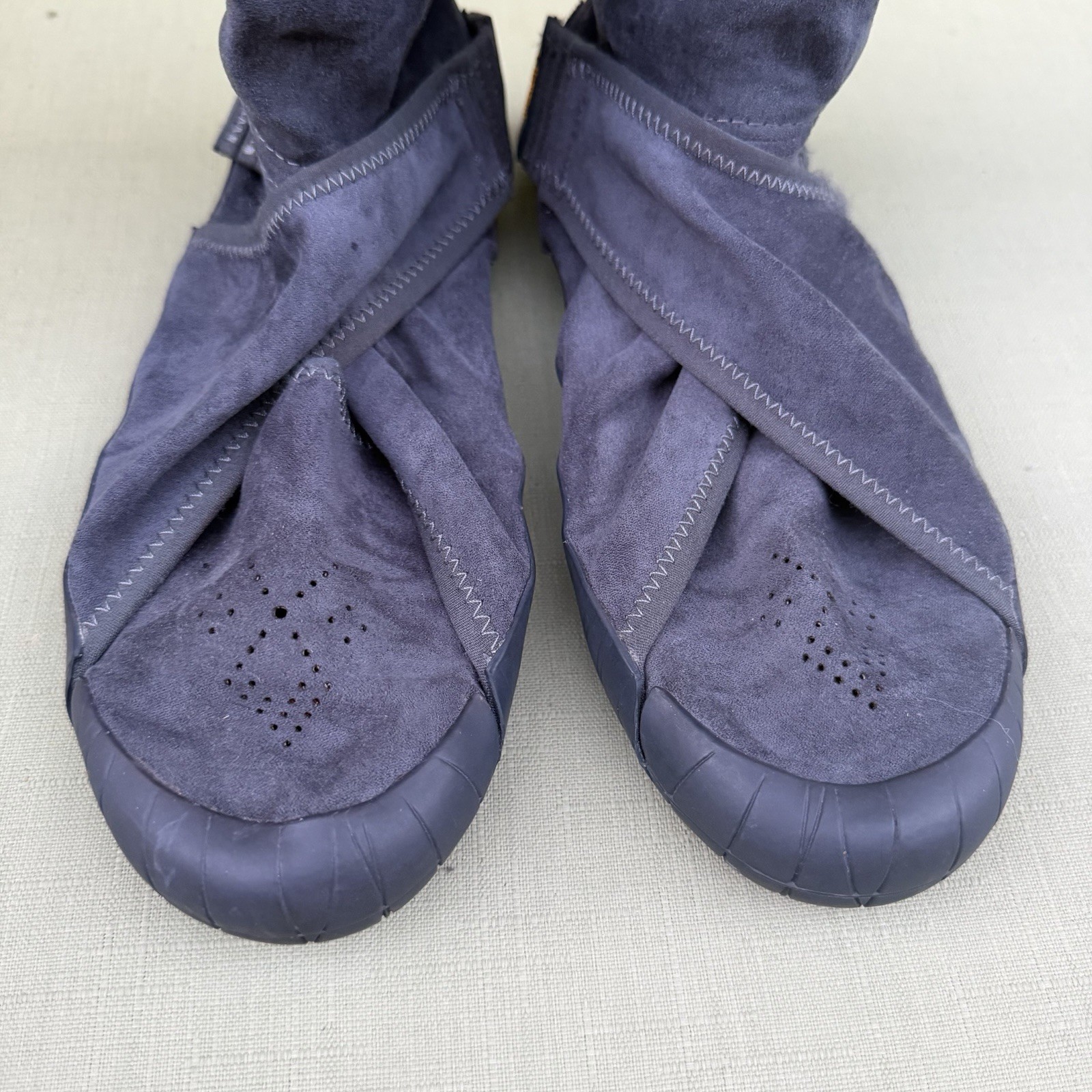 Vibram suede Furoshiki Wrap Boots Blue eu 40-41 us men 7-7.5 women 8.5-9