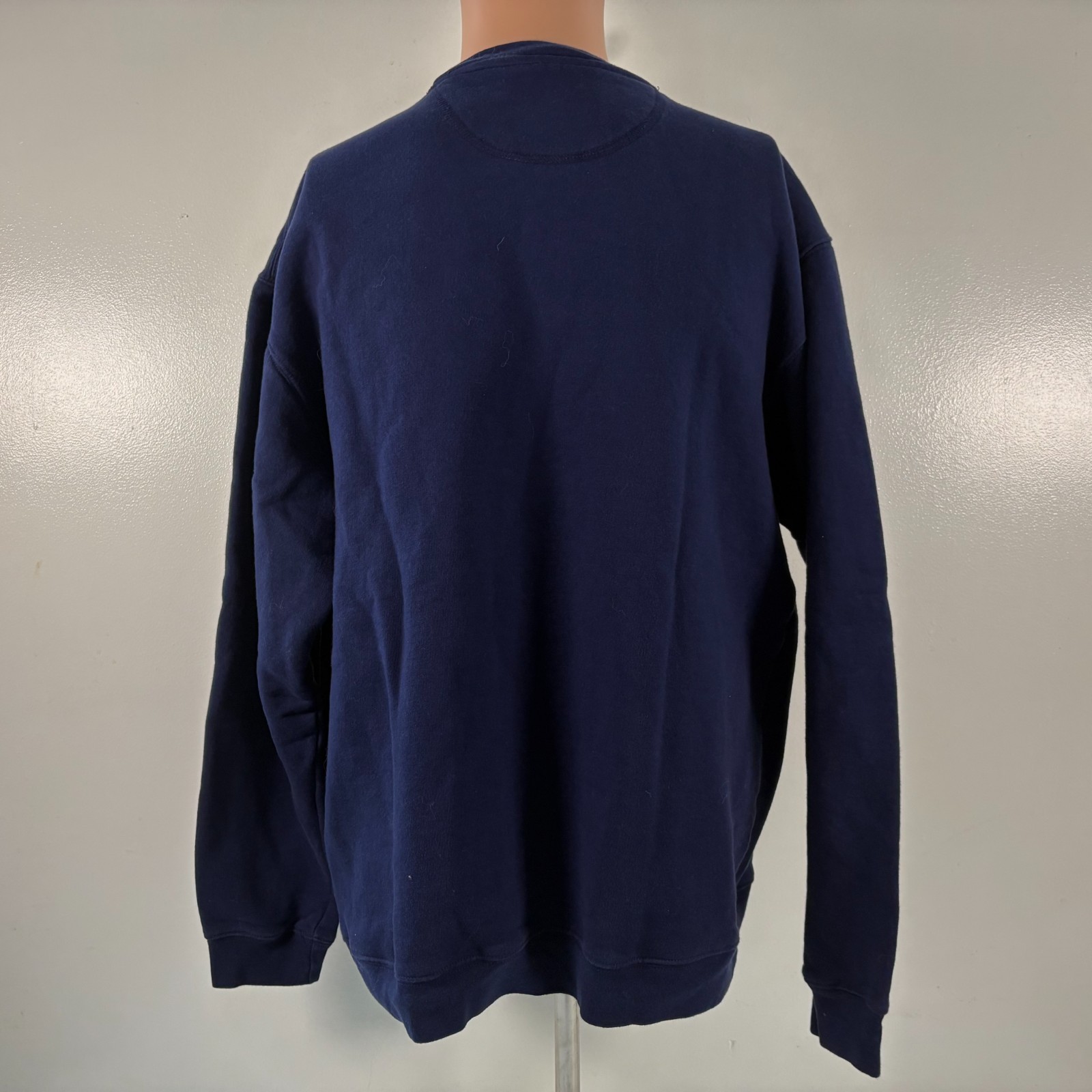 Vintage 90s Guess Jeans Mens Size XL Blue USA Company Embroidered Crewneck