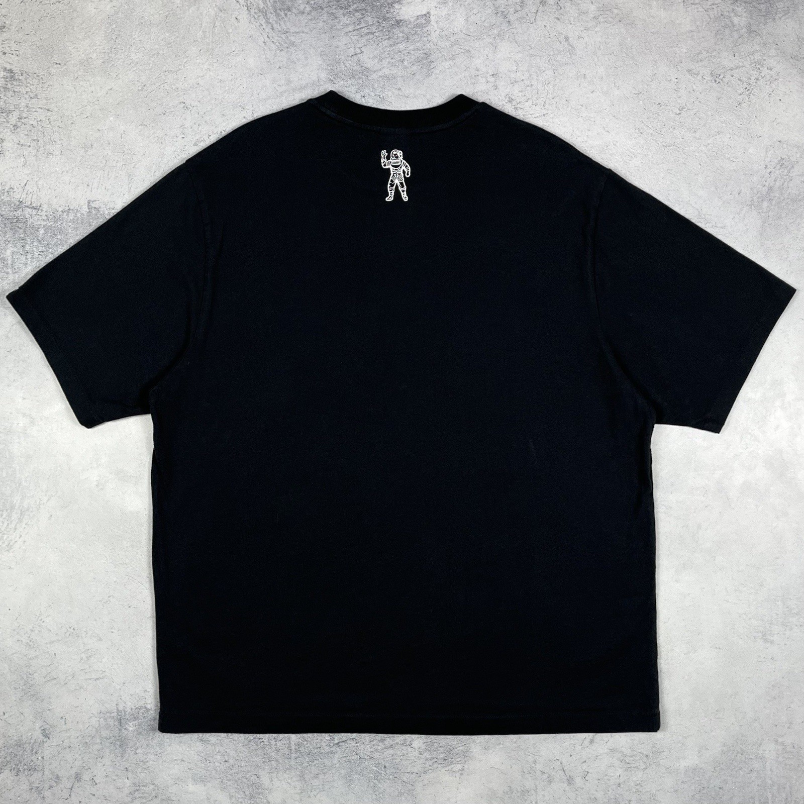 Billionaire Boys Club BBC Astronaut Logo Y2K Short Sleeve T Shirt Black Size XXL