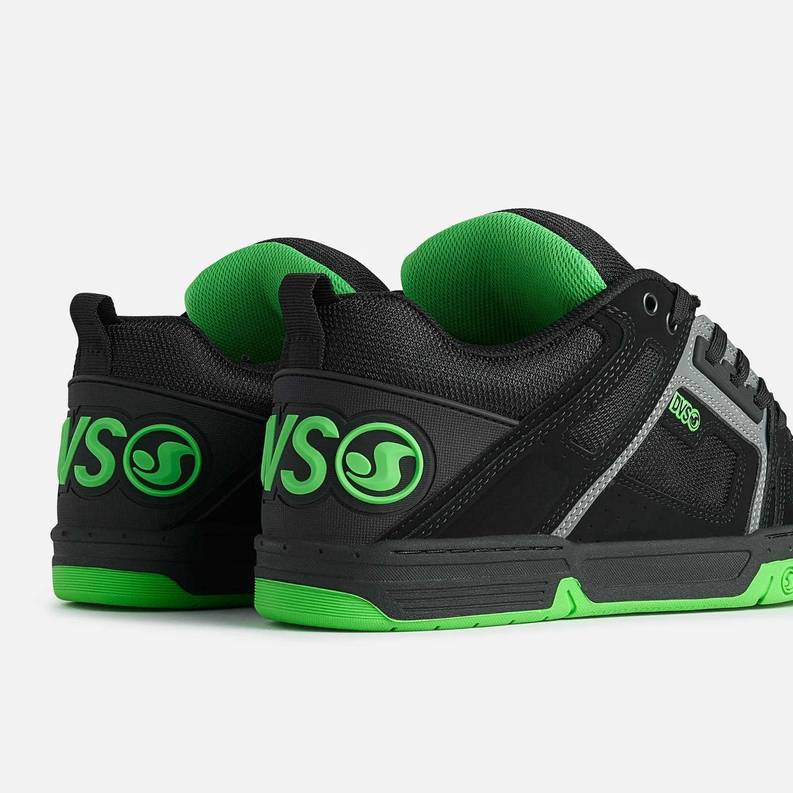 DVS Comanche – BLK/CHARCOAL/LIME – (NEW/ALL SIZES)🟢