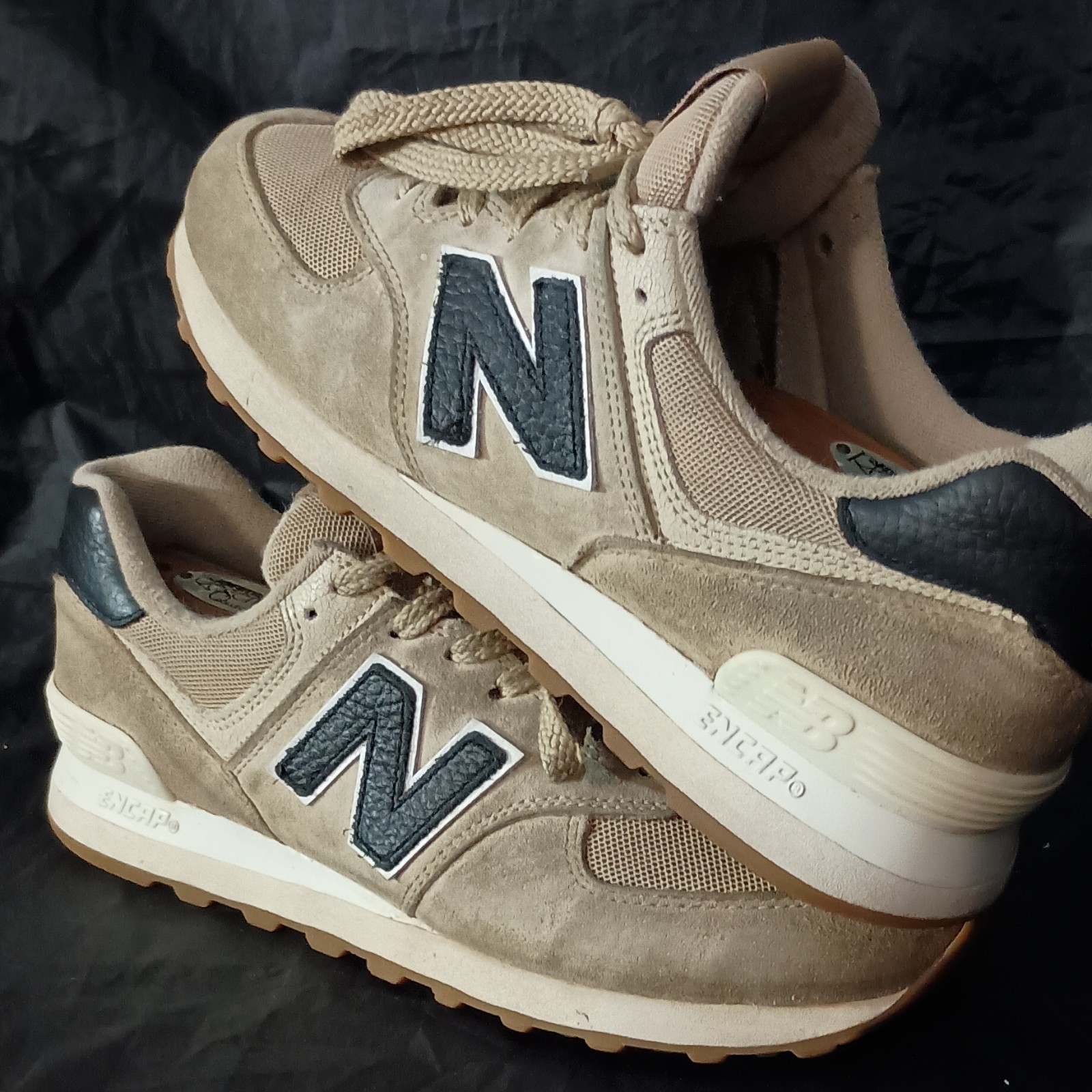 New Balance 574 Incense Black mens 8