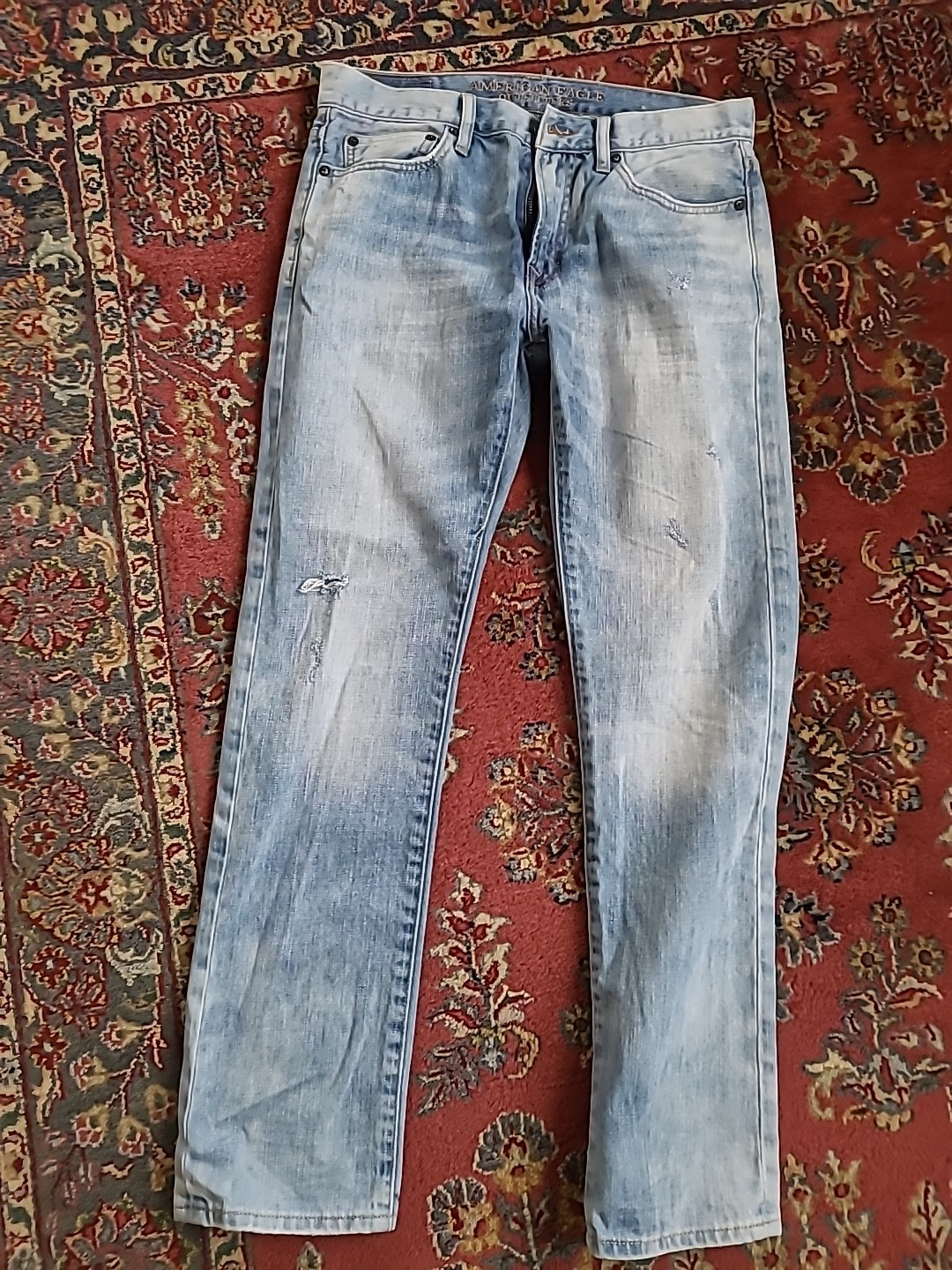 Y2k American Eagle Jeans Men’s Size 30×30 Next Level Flex Blue Light Wash