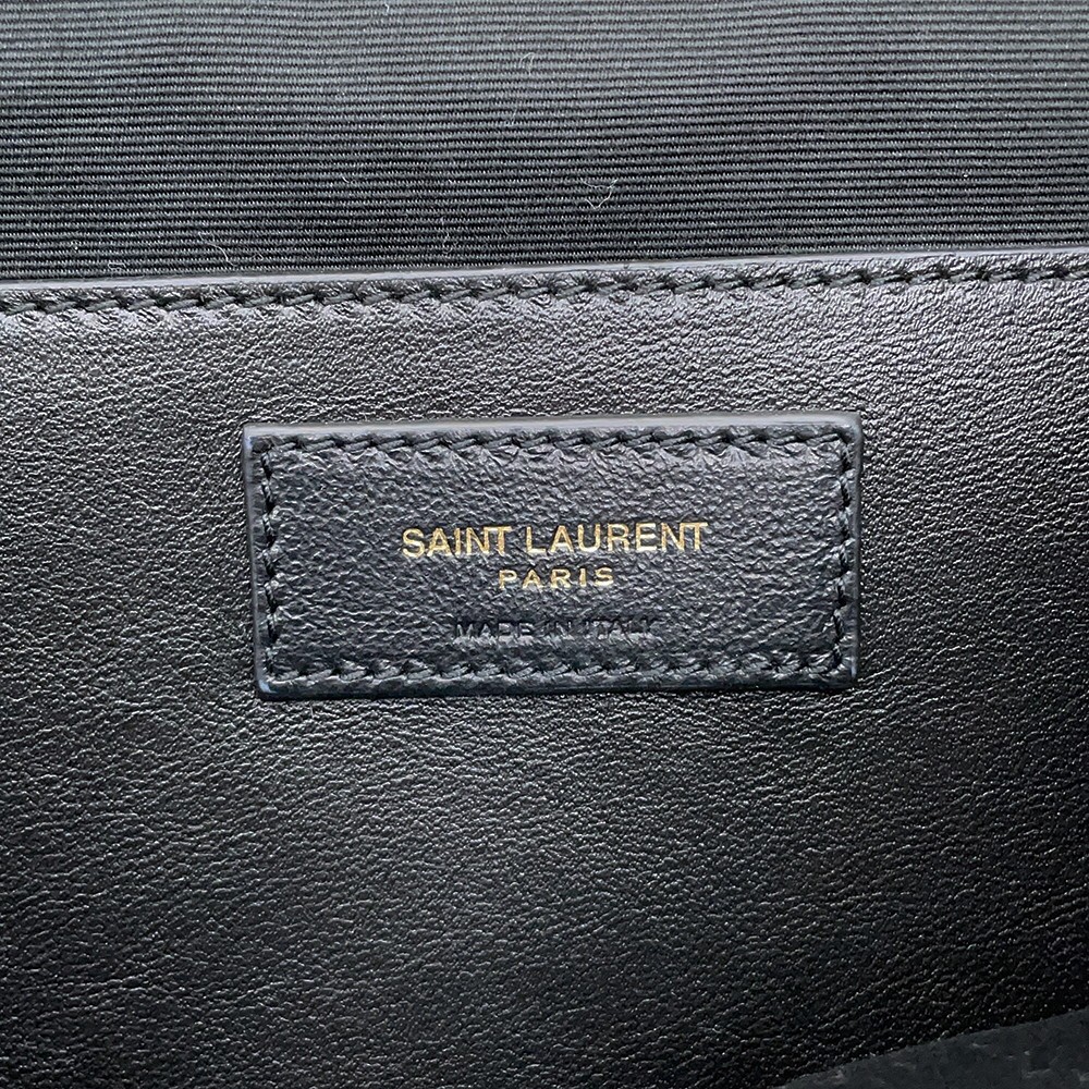 SAINT LAURENT PARIS Jamie 4.3 Chain Shoulder Bag Size Large Lambskin Dark sw…