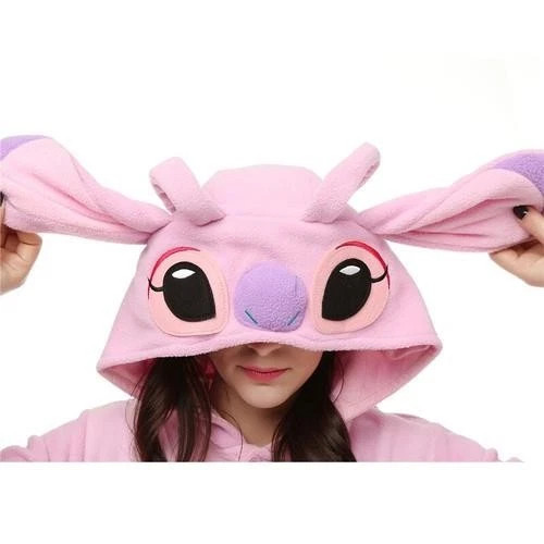Cartoon Sleepwear Pajamas Party Costume Animal Stitch Xmas Cosplay Adults