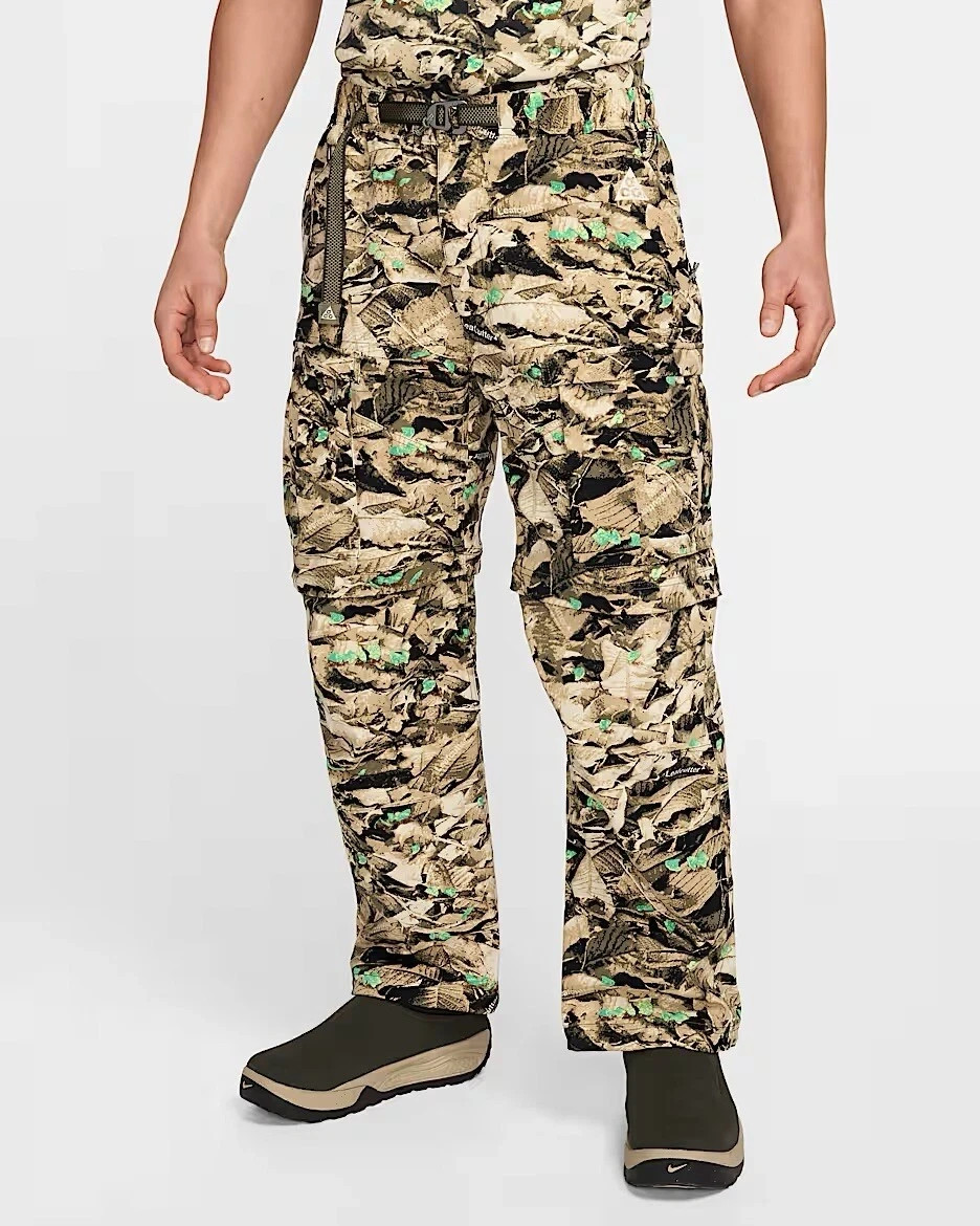 $215 Nike 2 in 1 ACG Smith Summit Repellent UV Leafcutter Cargo Pants M HQ0199