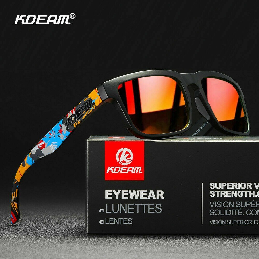 KDEAM Polarized Sunglasses Men Women Cycling Fishing Driving Sports Shades US