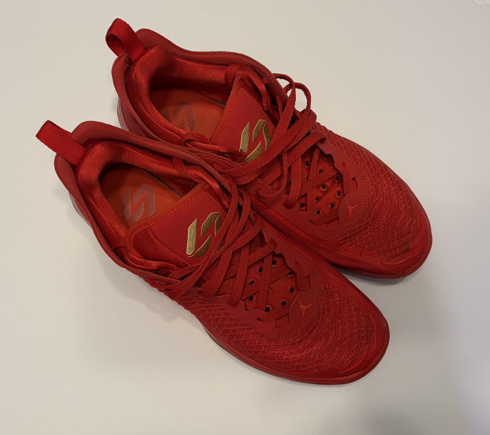 Jordan Luka 1 Men’s Sneakers Red/Gold, DN1772-676 Size 14