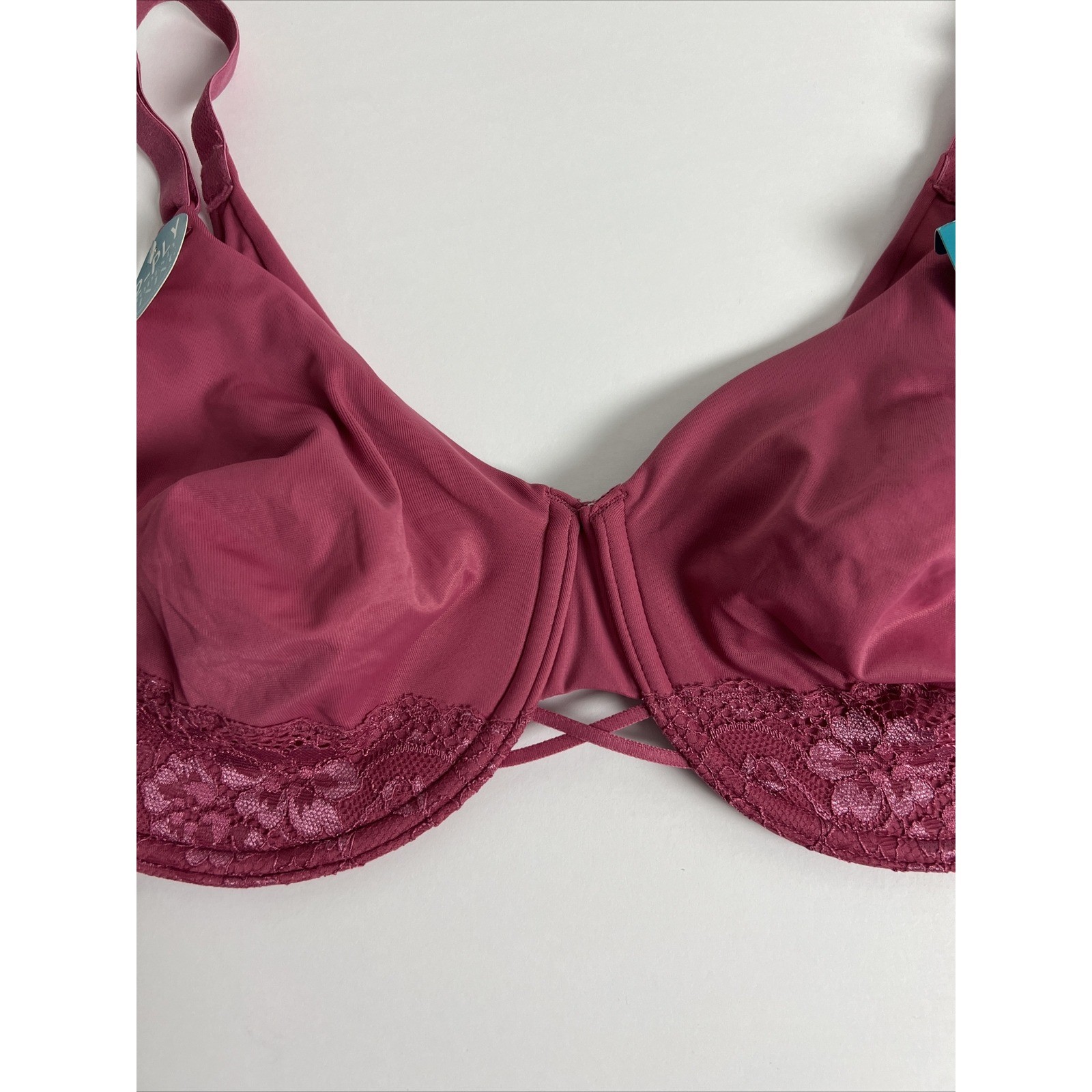 Vanity Fair Womens Bra Size 42DDD Radiant Collection Lover’s Knot Dark Pink A71
