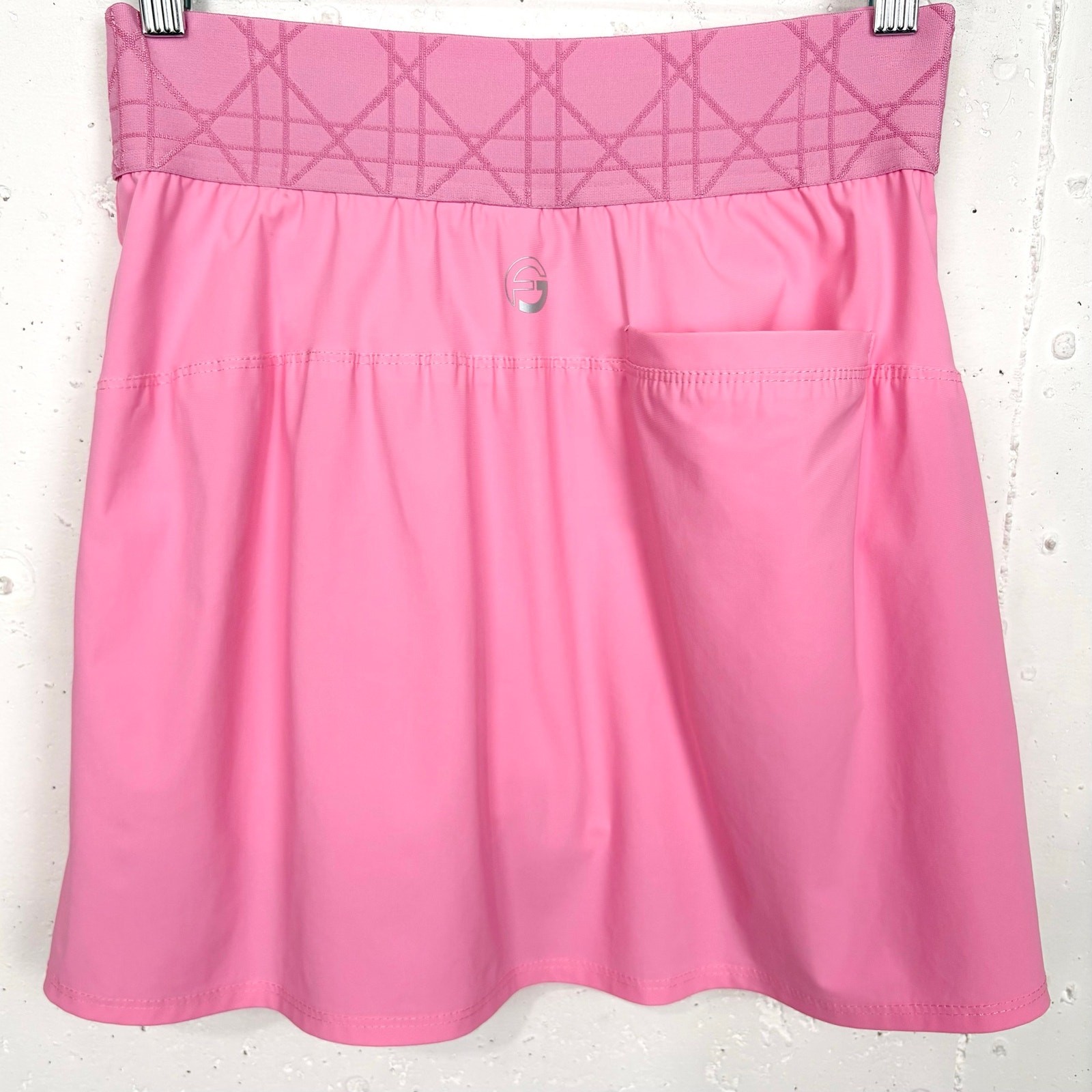 Foray Elastic Wide Waistband Skort A-Line Built In Shorts Sachet Pink Size Small