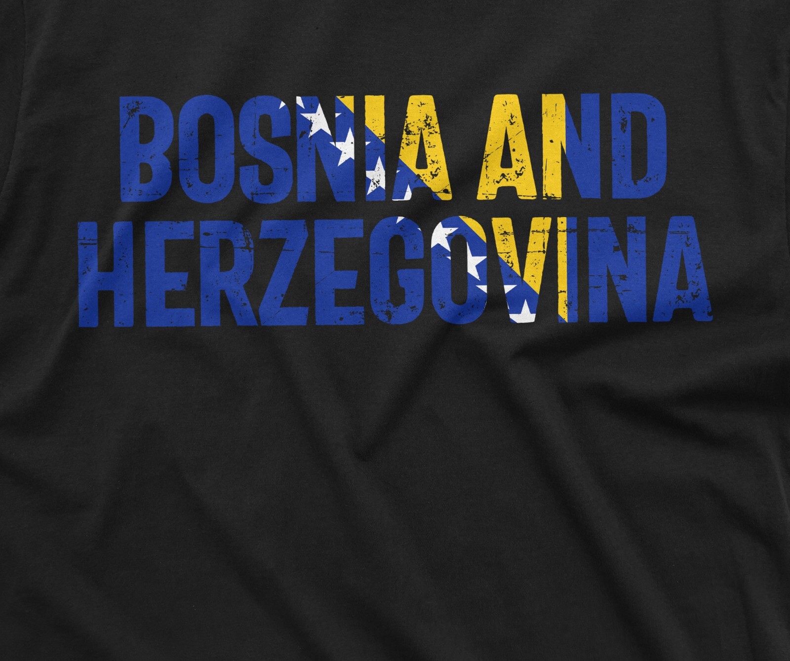 Bosnia and Herzegovina T-shirt zastava Bosne i Hercegovine Mens Womens T shirt