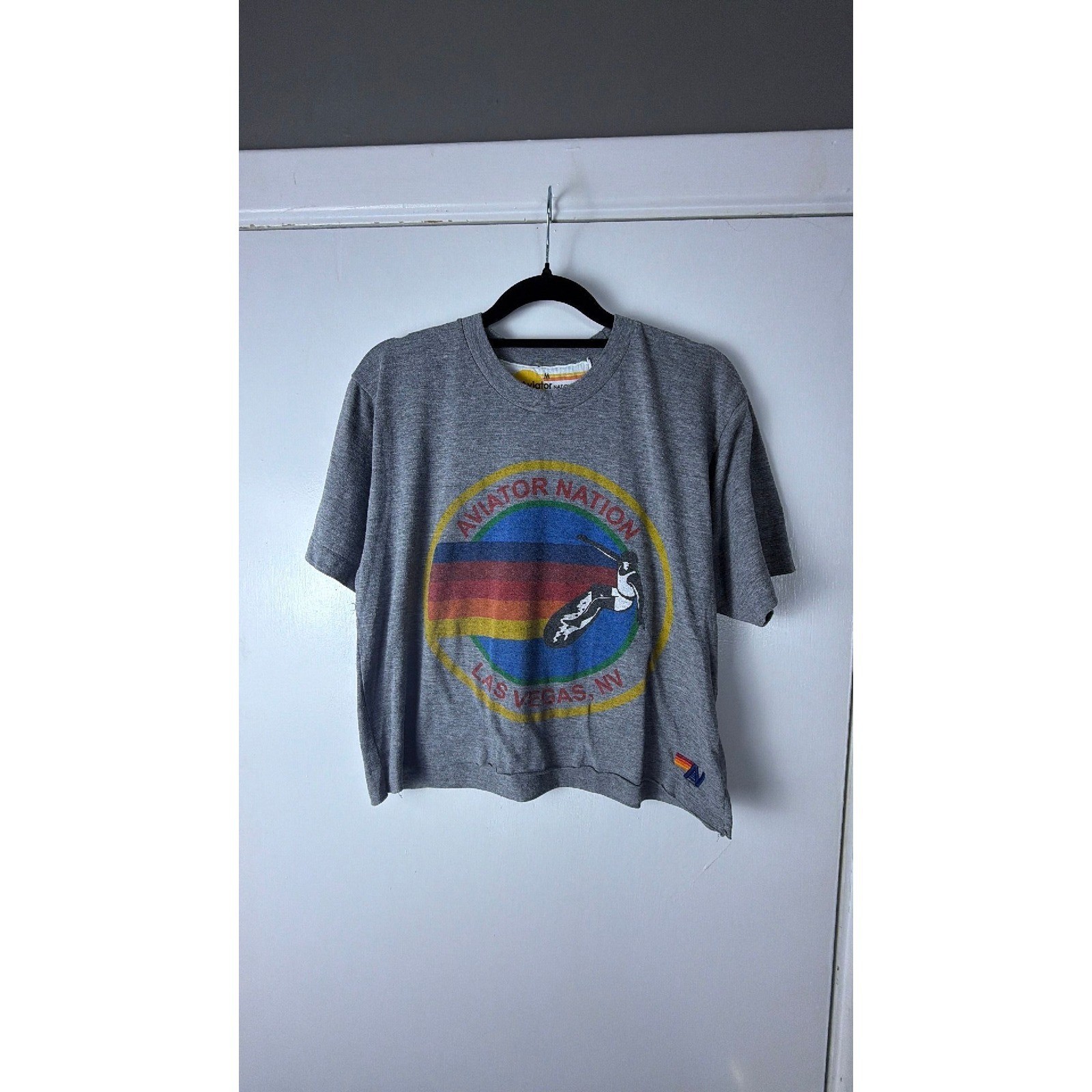 AVIATOR NATION Cropped Tee — Las Vegas