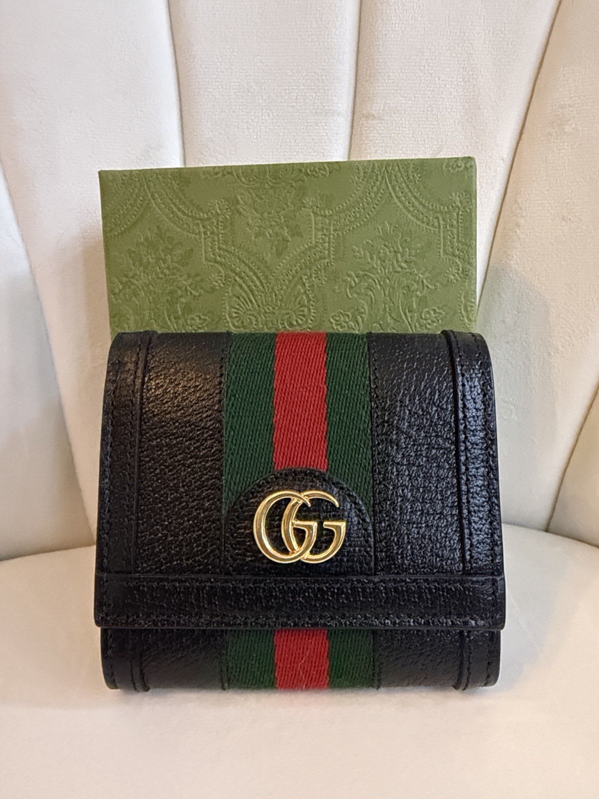 GUCCI | ✨NEW✨ GG Ophidia Web Bifold Wallet in Black