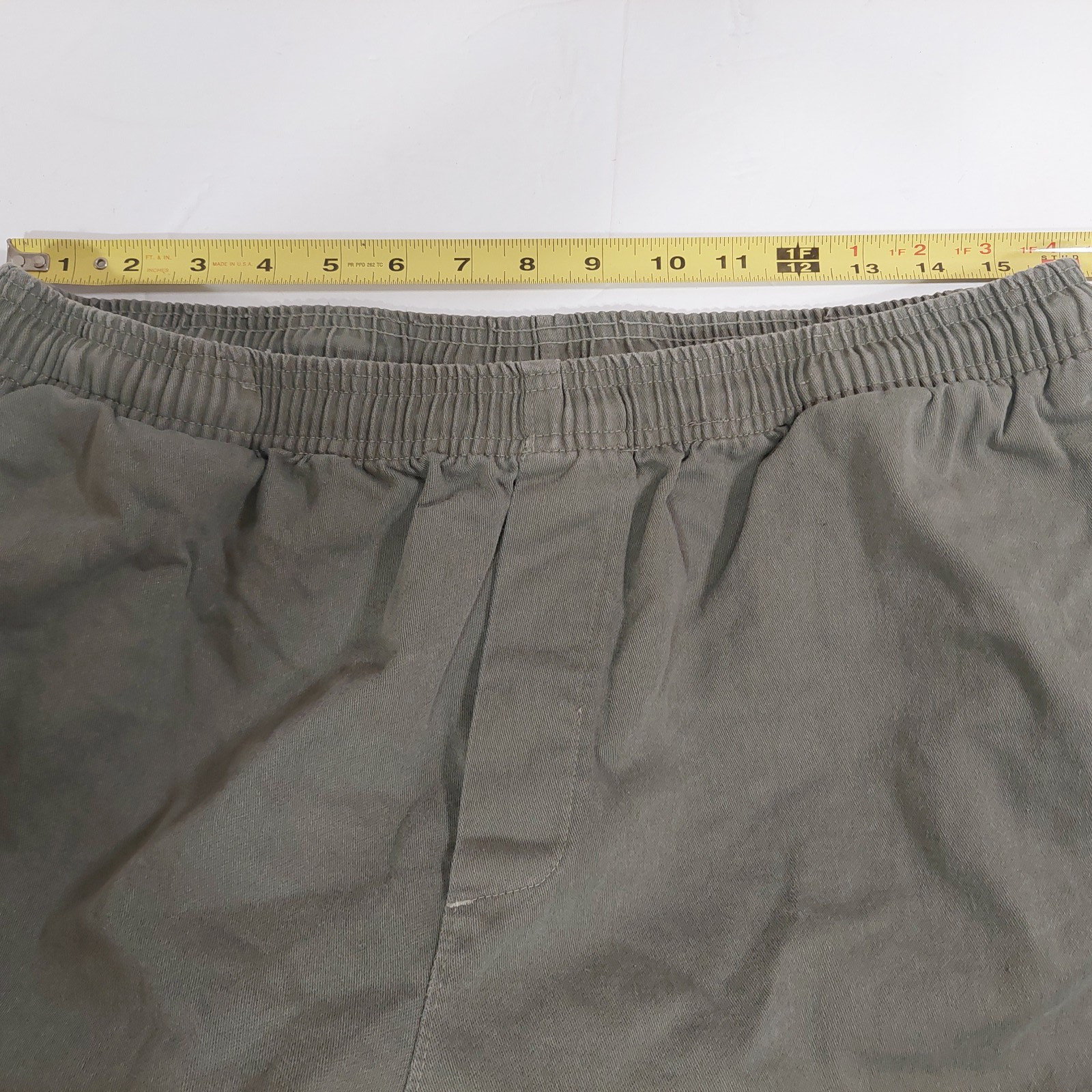 Gallery Dept. Zuma Drawstring Shorts, Olive Green, Size XL