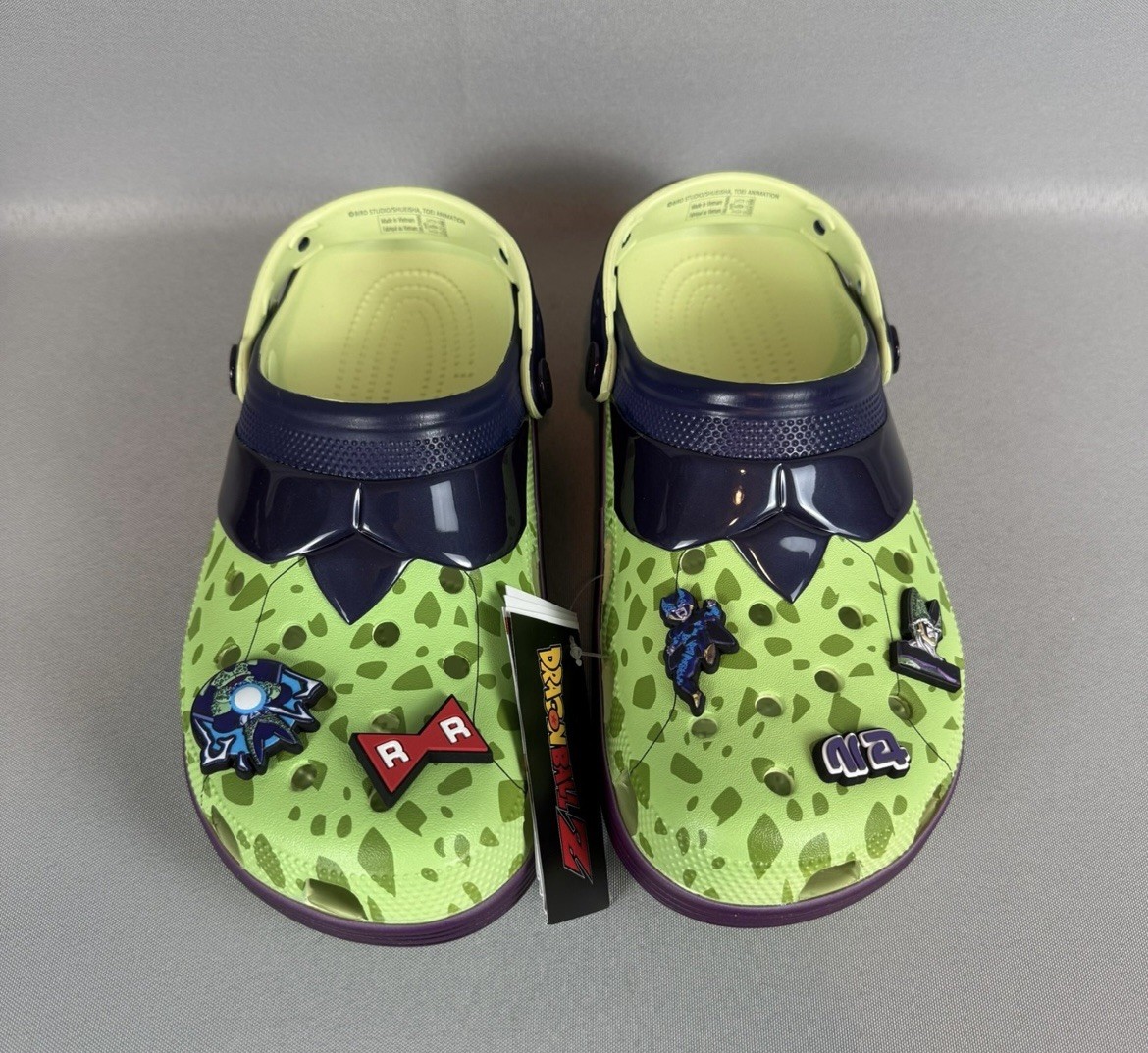 Crocs Cell Dragon Ball Z Classic Clog Mens 10 Green Purple 211205-90H New DBZ