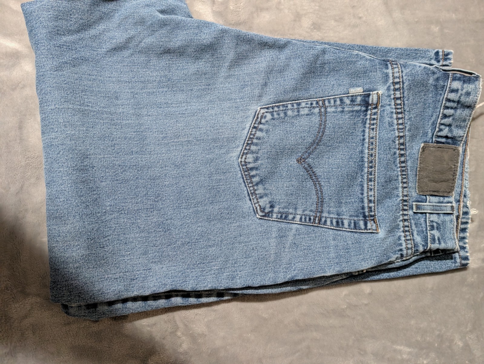 VTG Y2K Silvertab Baggy Denim Jeans Levi’s 42×32 Streetwear Hip Hop Levis Silver