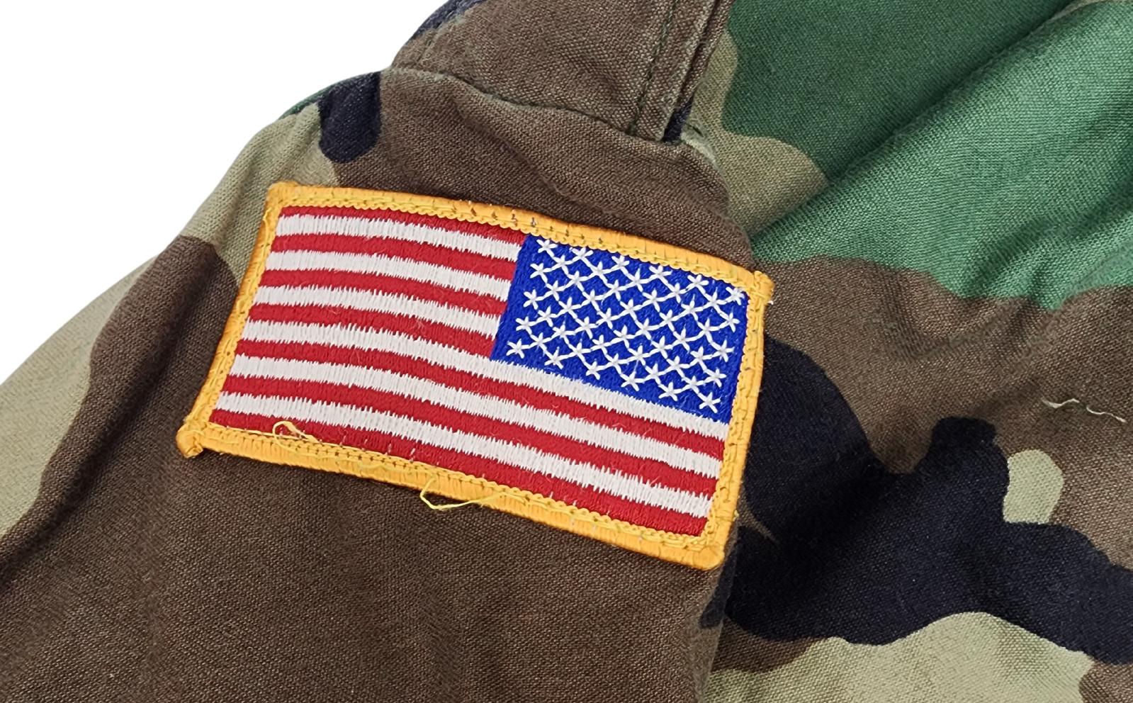 Used US GI Woodland Camo M-65 Field Jacket *mocinc.1982*