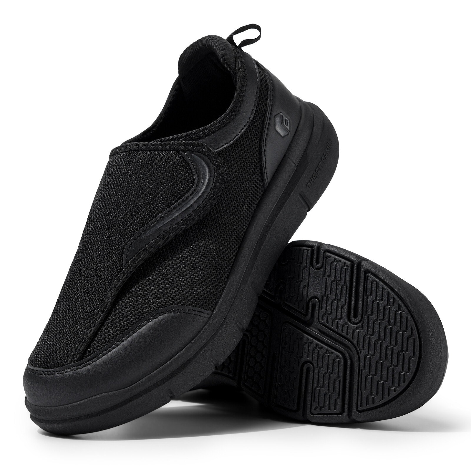 FitVille Diabetic Shoes for Men Wide Width for Swollen Feet Comfort Adjustable