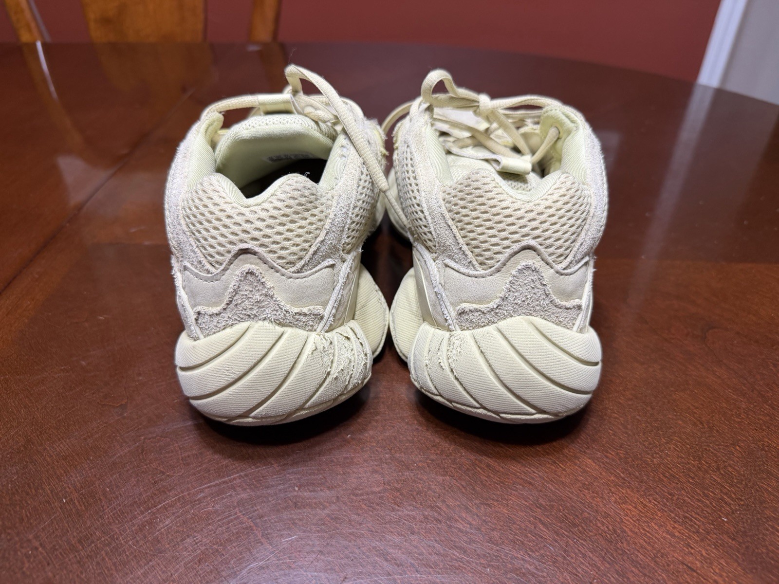 Adidas Yeezy 500 Super Moon Yellow Suede Leather Size 10 DB2966