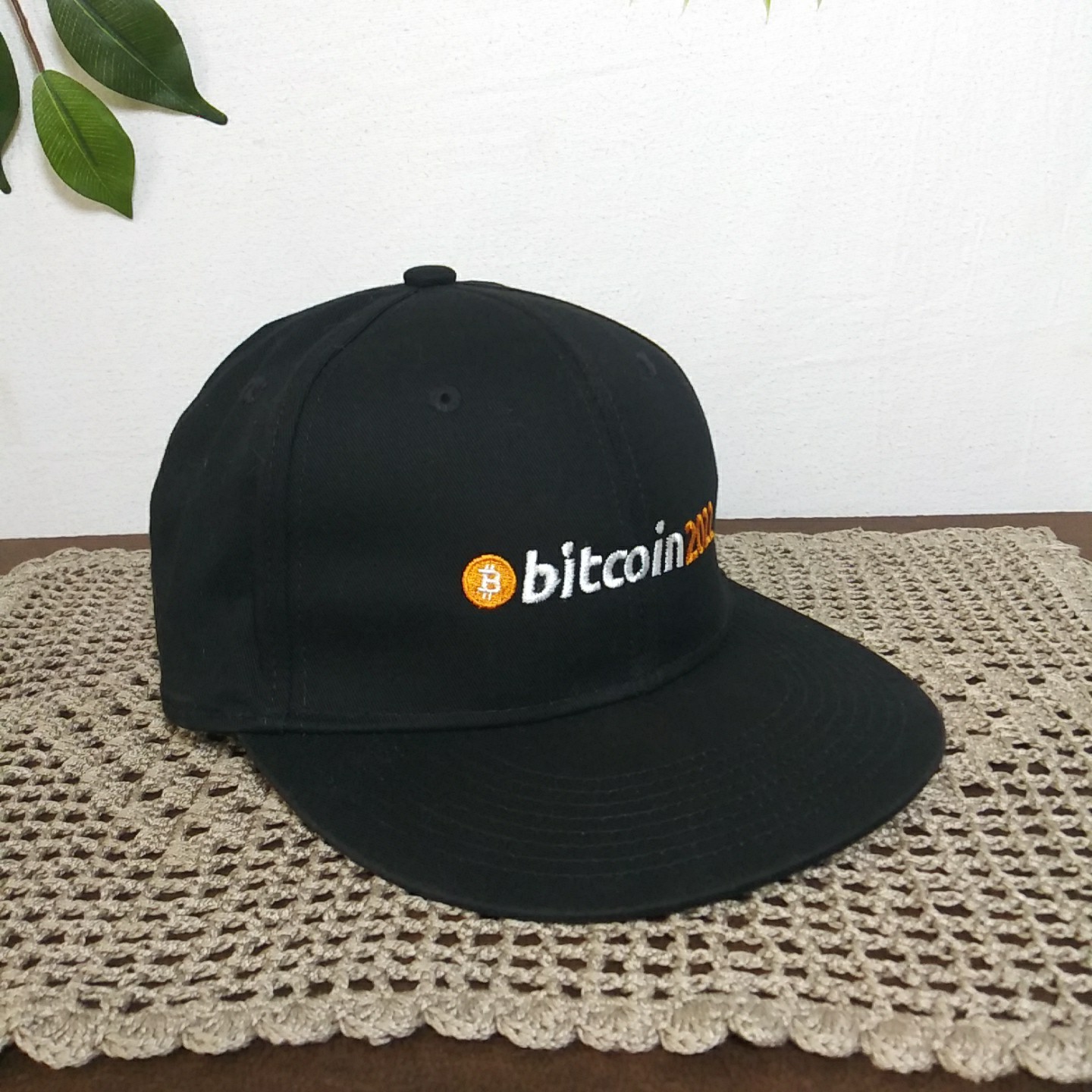 Bitcoin 2022 Snapback Hat Black Crypto Currency Miami Conference
