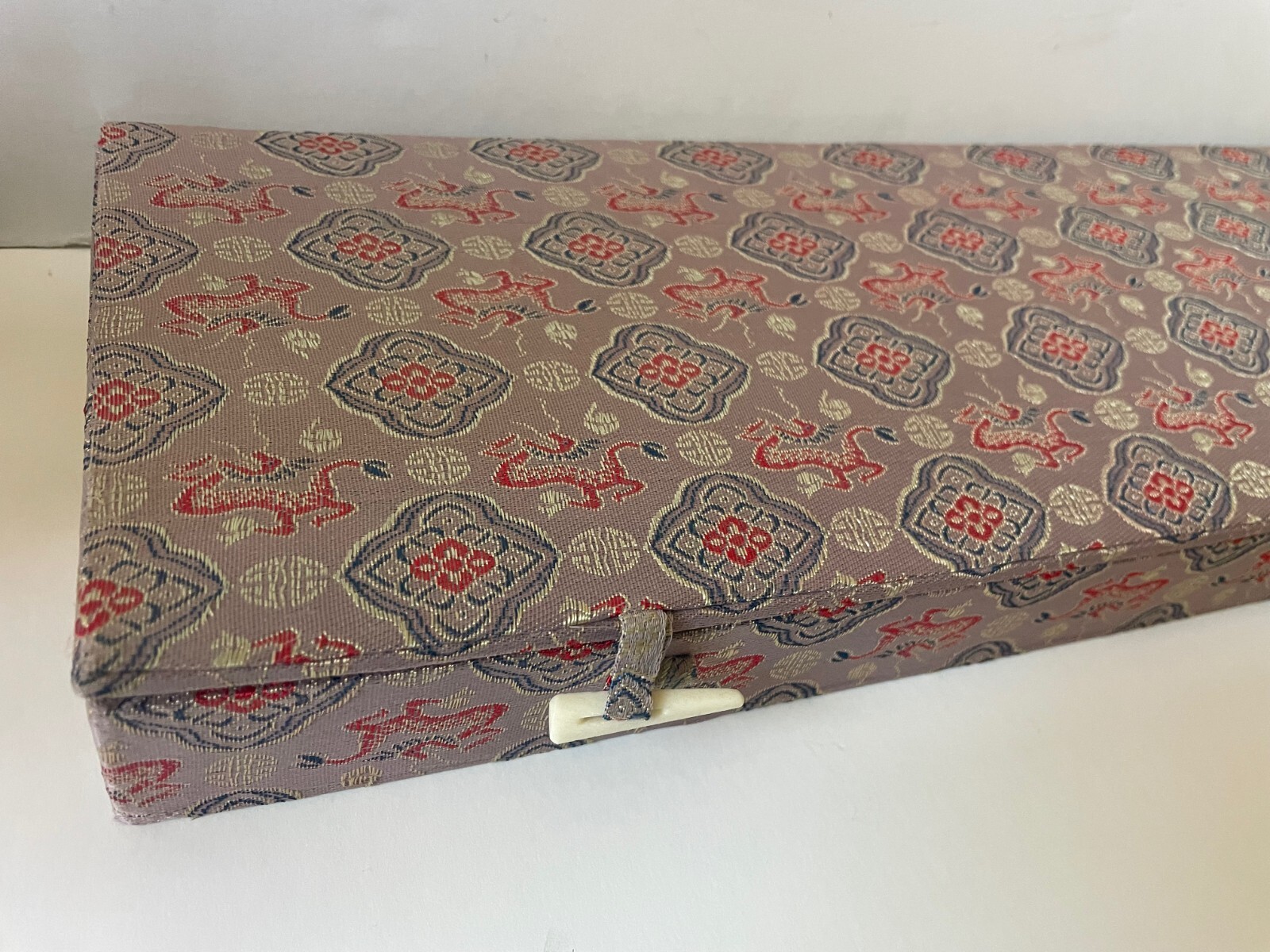 Vintage Cloisonne / Cloisonné Walk Cane Floral Motif Elegant Metal 35”