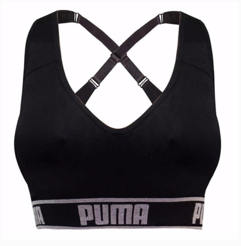 Puma Women’s Seamless Sports Bra , 1, 2 Pack