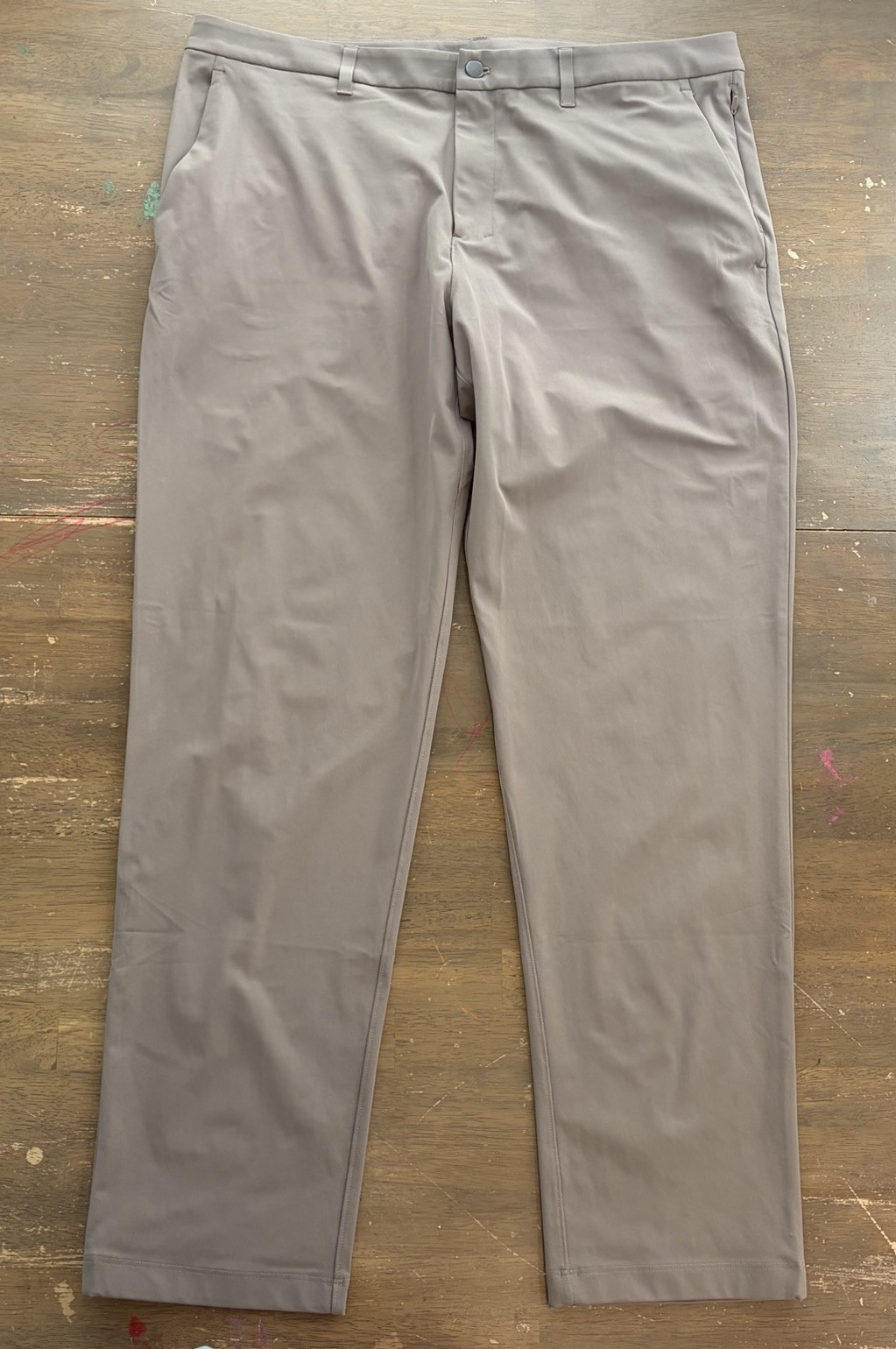 Lululemon Pants Mens 40×33 Tan ABC Commission Classic Fit Warpstream Stretch