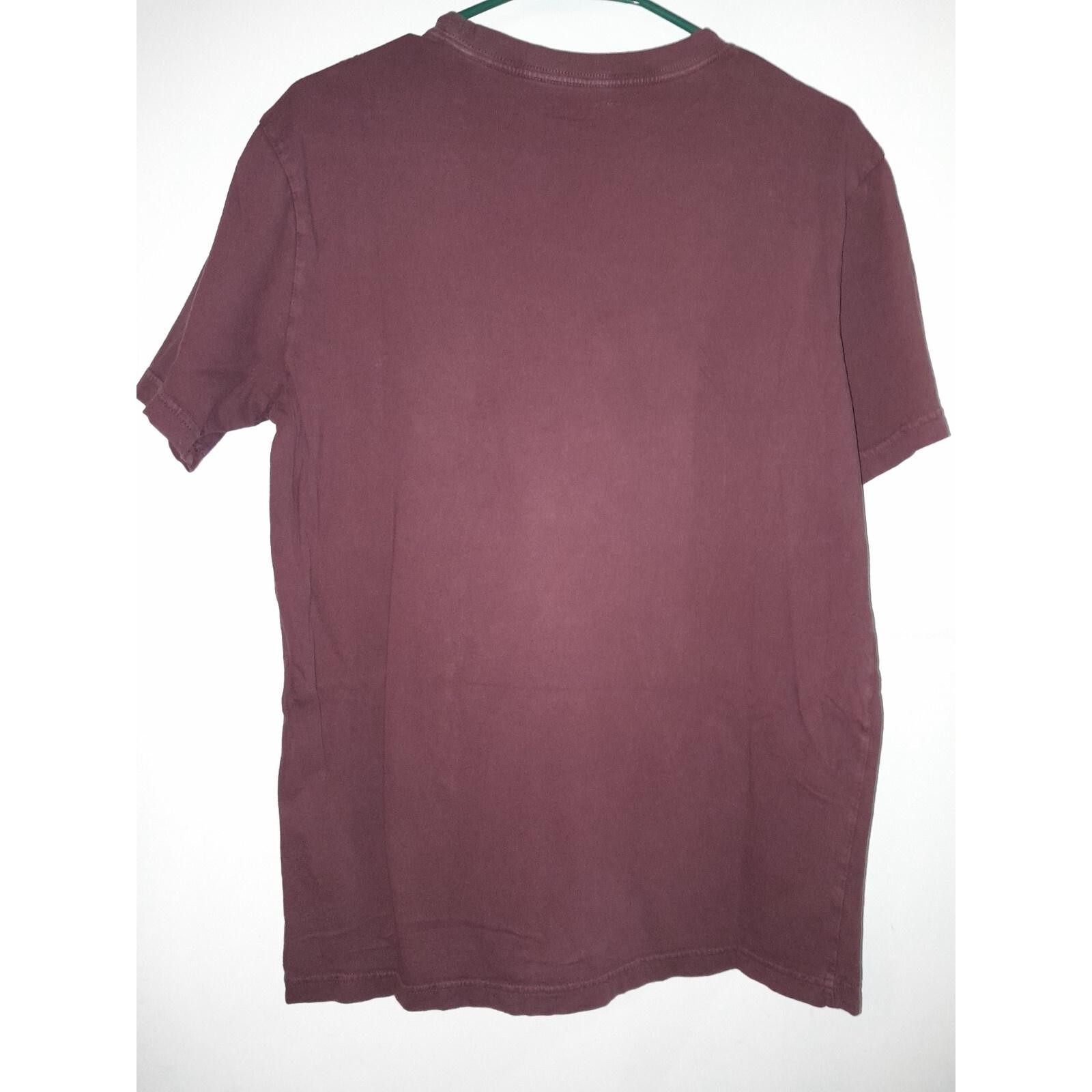 American Eagle S/P/CH Super Soft Short Sleeve Burgundy With White Accent Eagle