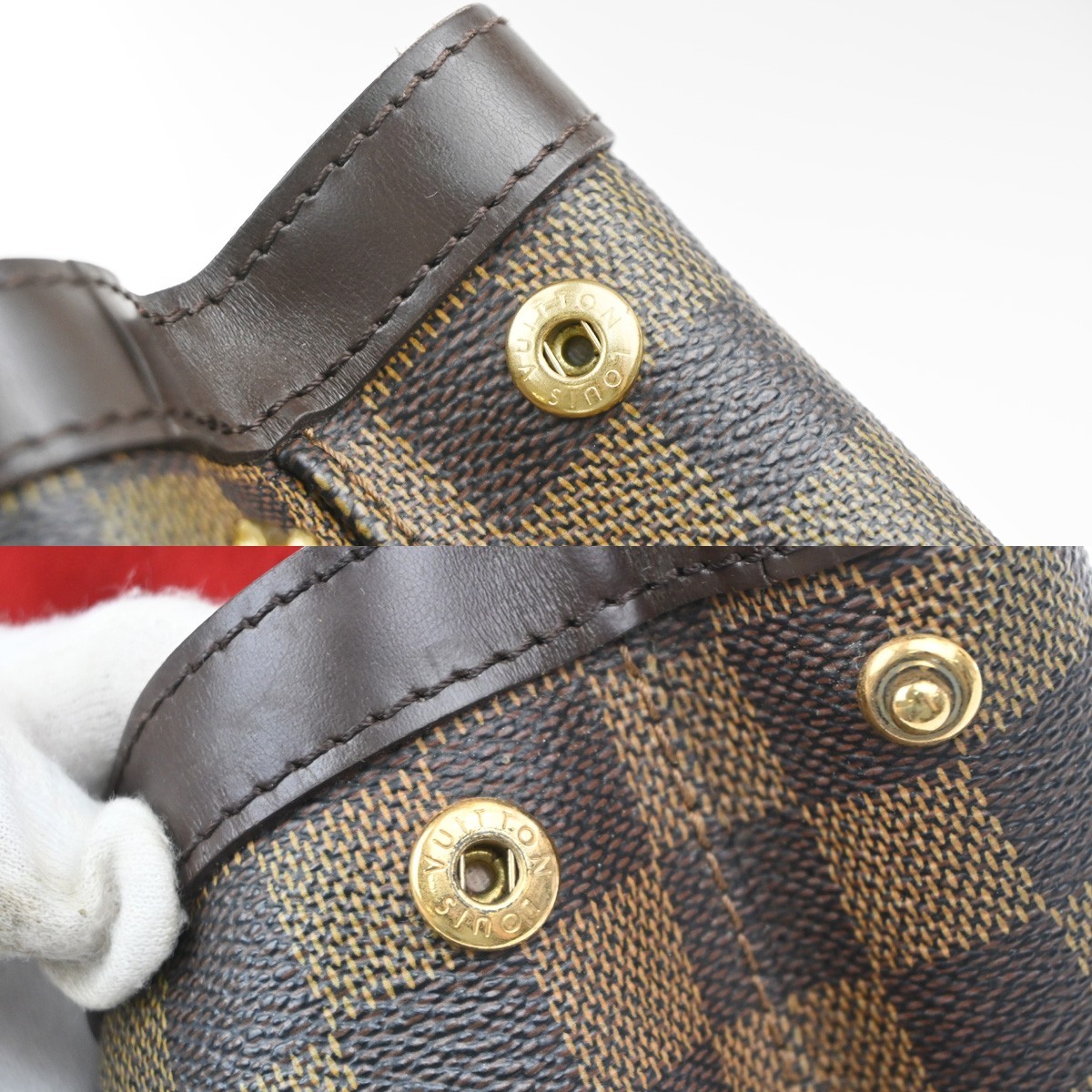 LOUIS VUITTON Hampstead PM Shoulder Bag Damier Ebene Leather BN N51205 85MA611