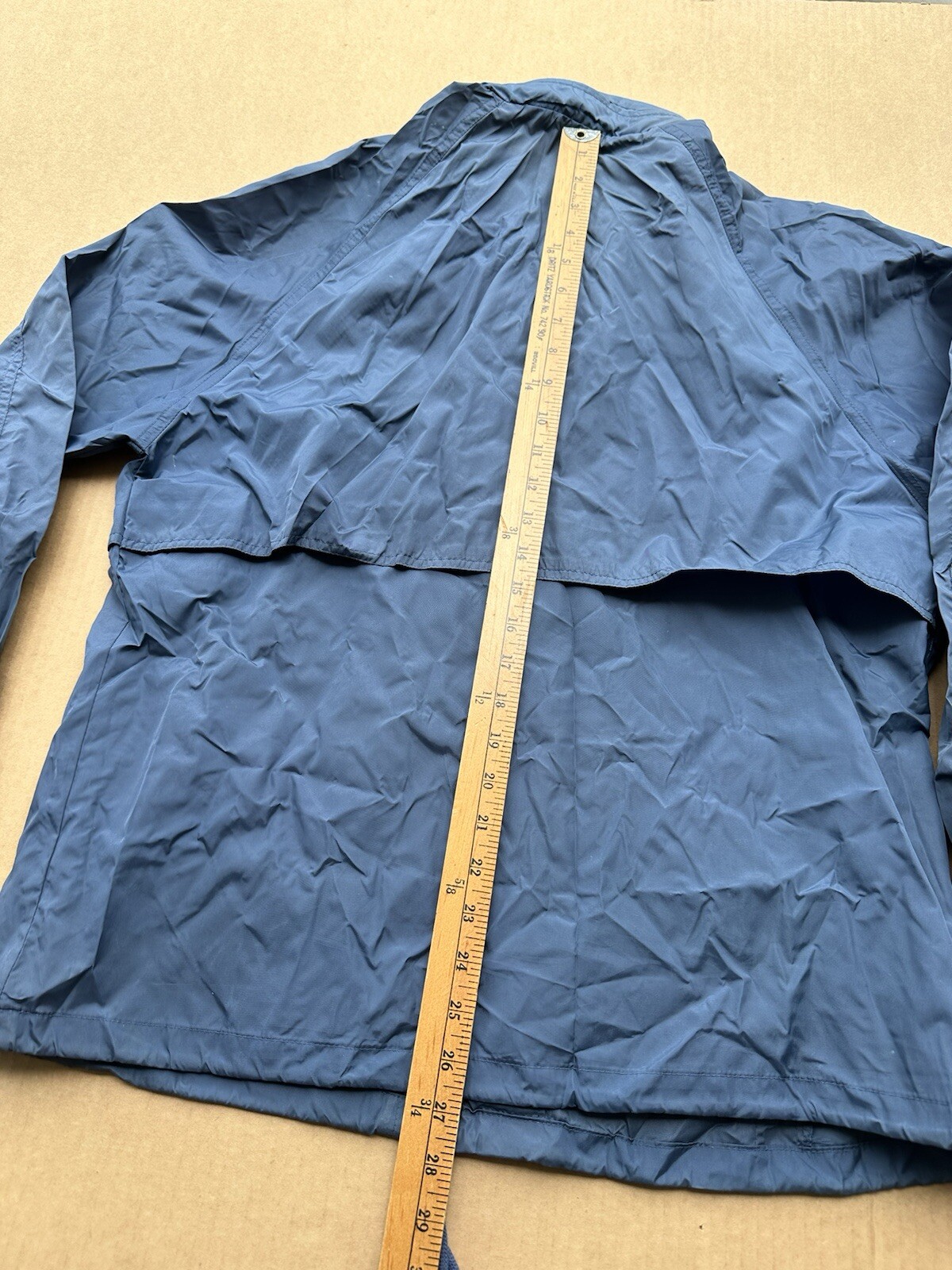 Vintage 90s Woolrich Windbreaker Jacket Mens M Nylon Classic Outdoor Hike Blue