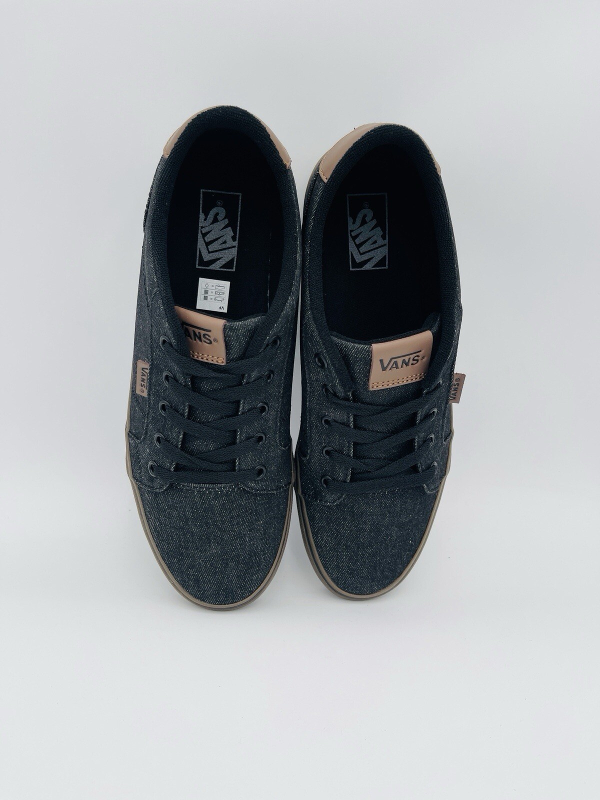 VANS BISHOP (WAXED DENIM) BLACK/GUM VN000NLUAKS MENS SKATEBOARDING